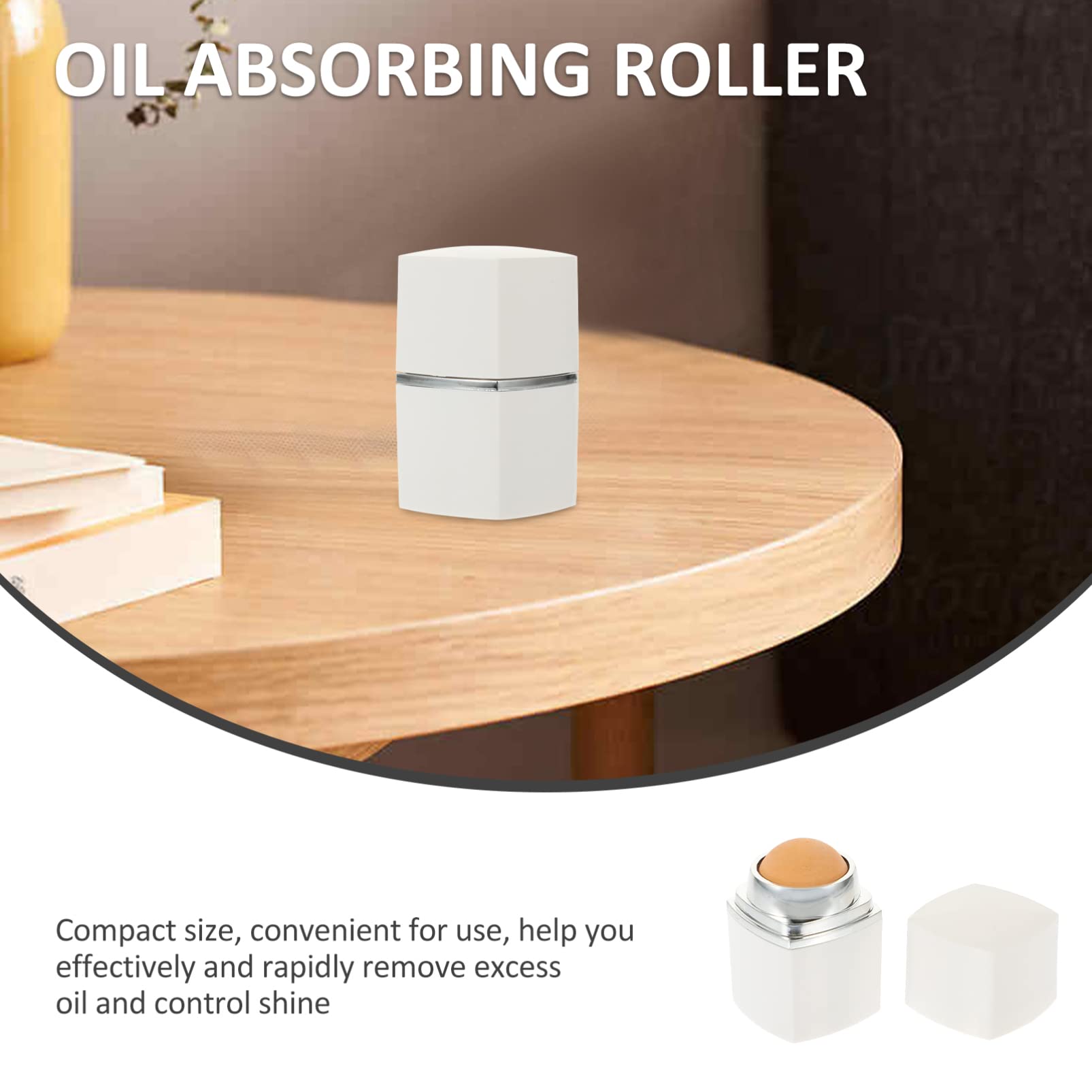 Beaupretty Volcanic Stone Roller - Oil Absorbing Face Tool for Skincare & Cleansing