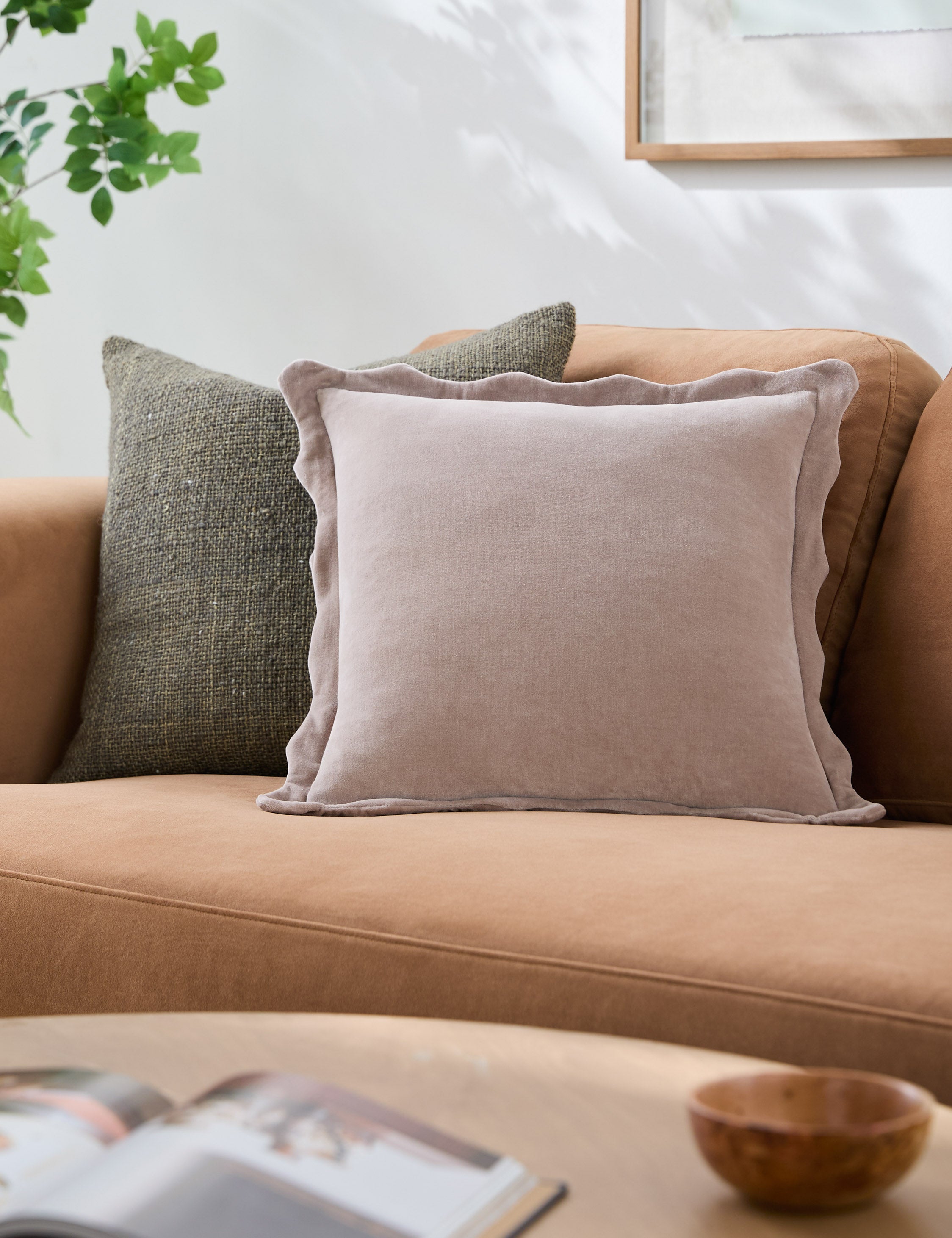 Ultra Soft Cora Pillow for Neck & Back Support - Premium Memory Foam Bed & Couch Pillow for Sleeping, Reading & Relaxing - Perfect for Home, Office & Travel Use