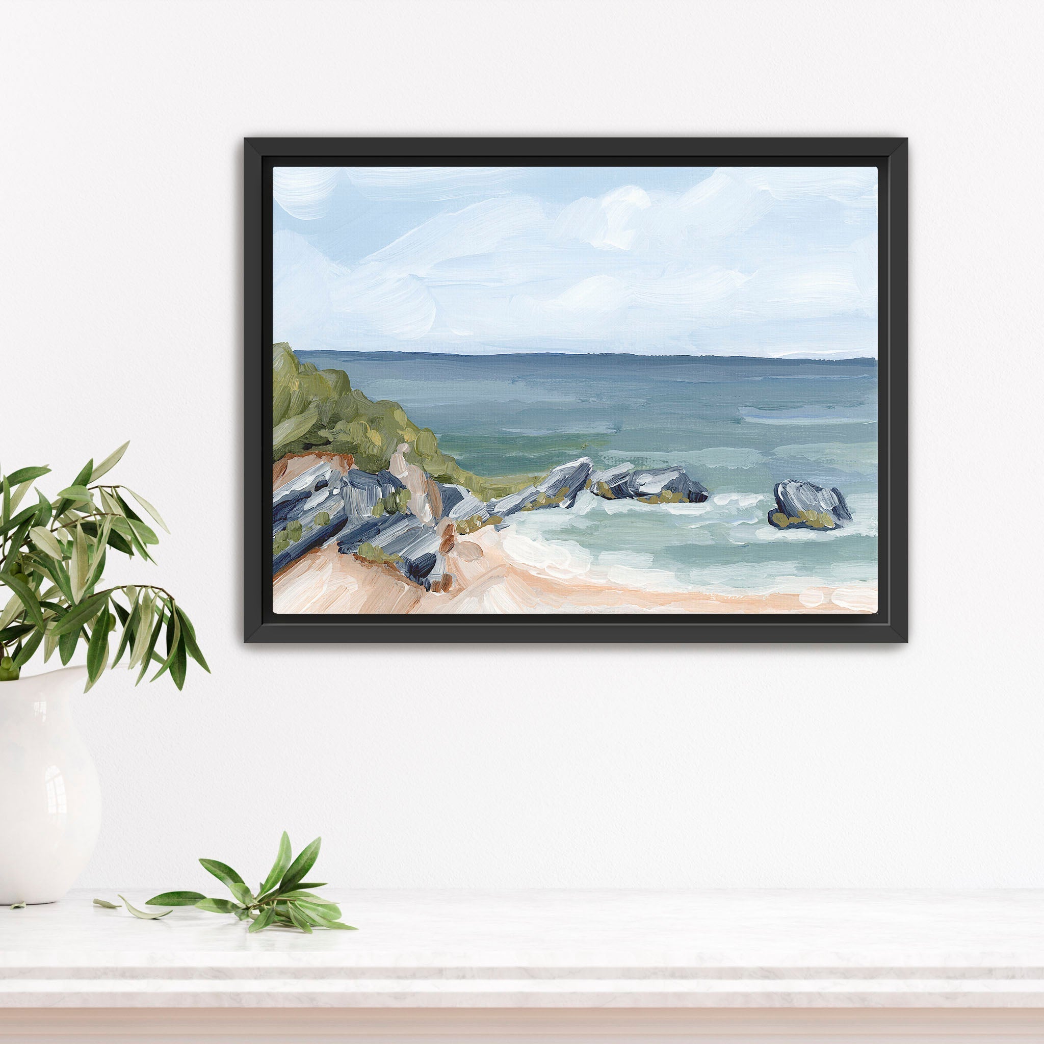 Married to the Sea Art Print - Nautical Wall Decor for Beach House, Coastal Living Room & Ocean Themed Bedroom