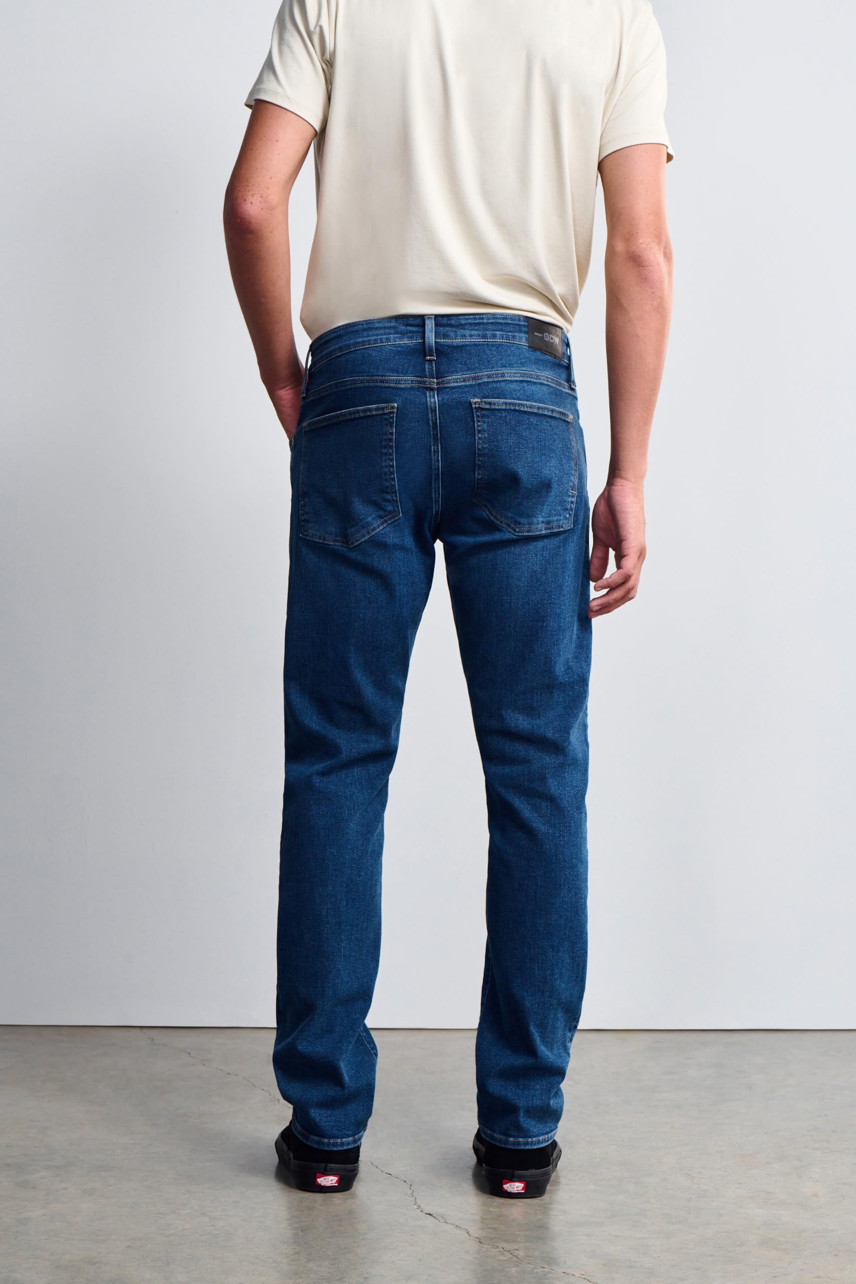 Ride Men's Slim Fit Regular Rise Jeans - Comfortable & Stylish Denim for Casual Wear & Everyday Outfits