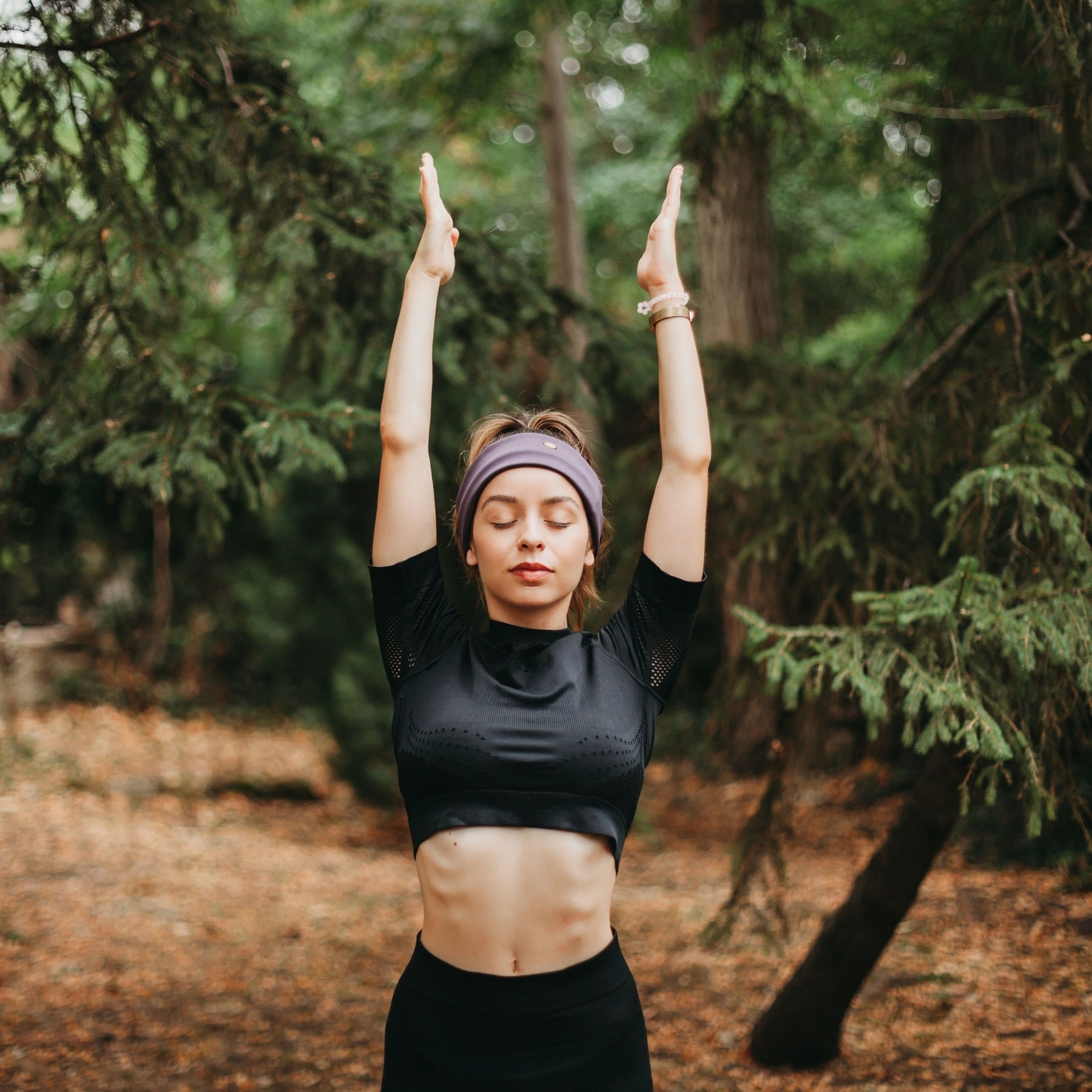 Charlie Violet Sport Bandeau - Comfortable & Stylish Workout Top for Yoga, Running, and Gym