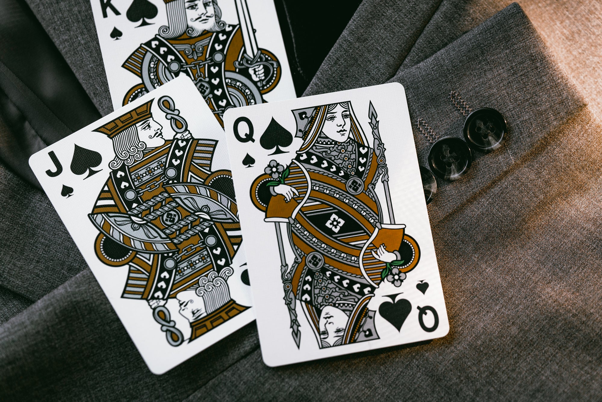 Premium Gilded Edition Luxury Playing Cards - Table Players Vol. 06 | Elegant Casino Style, Poker Night, Cardistry & Magic Tricks | Perfect for Game Nights, Gifts & Collectors