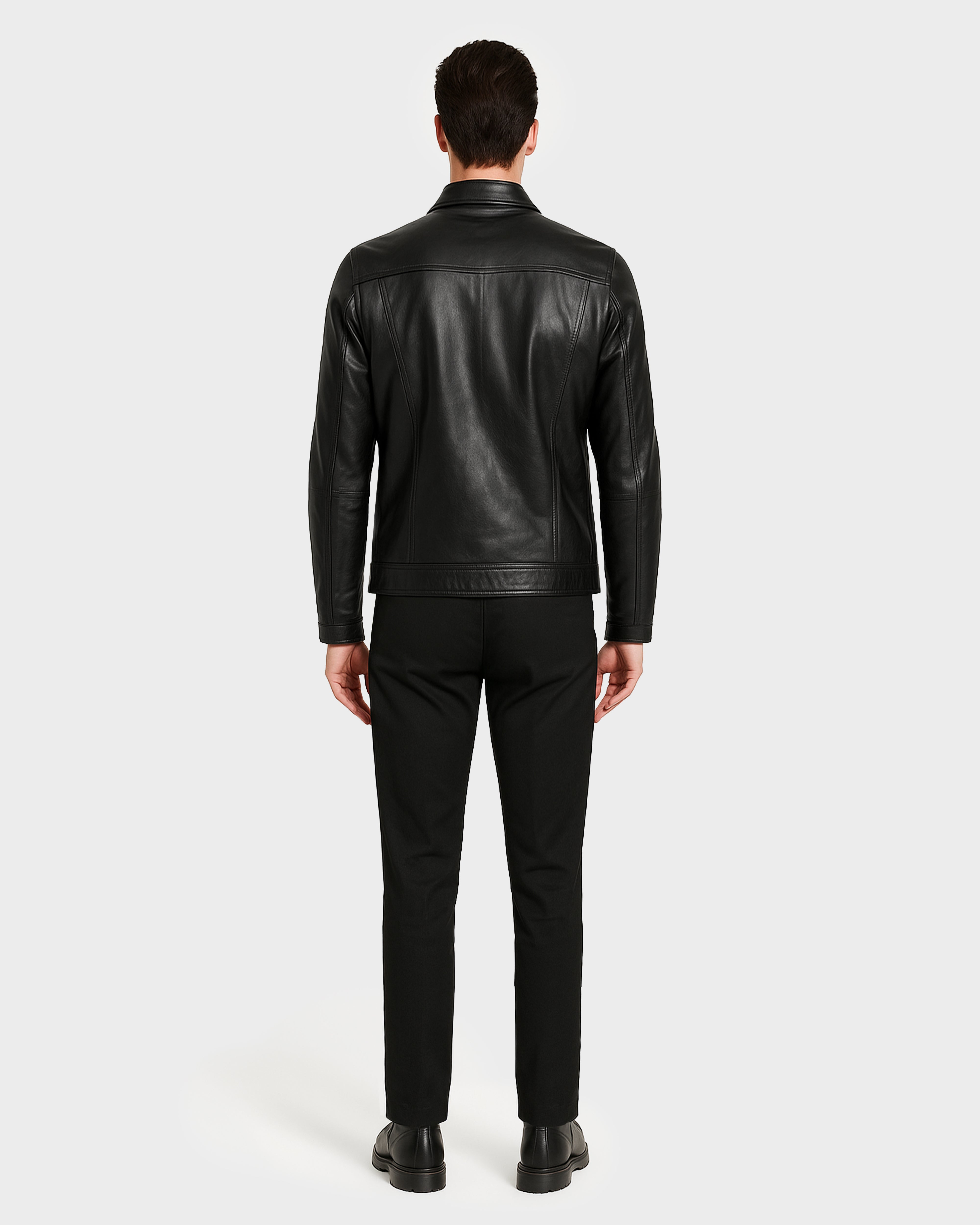 ADEN 7114900 Black Denim Jeans for Men - Slim Fit Stretch Comfortable Denim Pants for Casual Wear & Everyday Outfits
