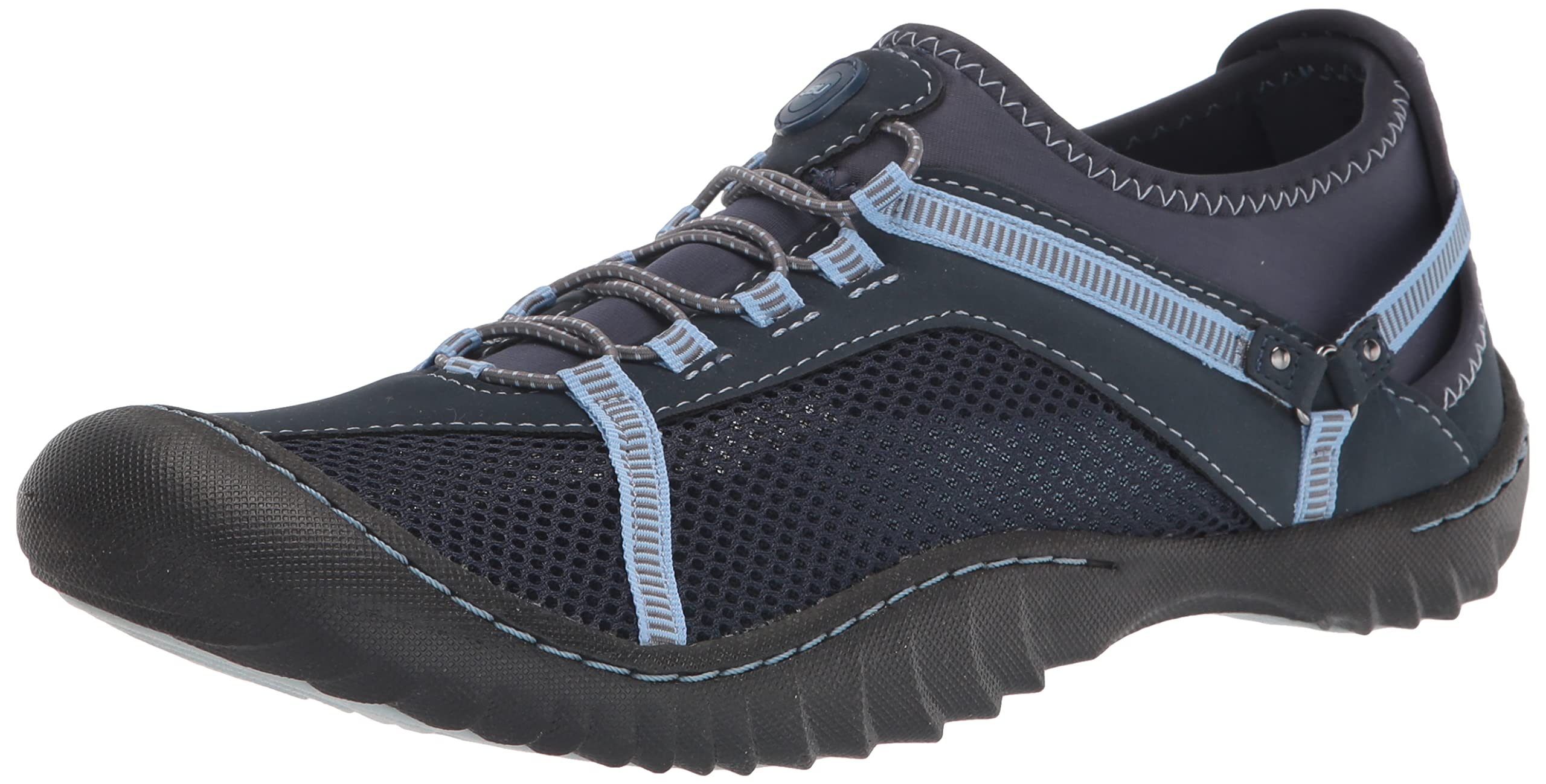 JBU Tahoe Water Ready Women's Outdoor Comfort Closed Toe Slip On Water Shoes for Beach, Pool, and Kayaking