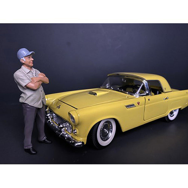 American Diorama 1/18 Scale Weekend Car Show Figurine II - Realistic Collectible Model Car Display for Diecast Enthusiasts - Perfect for Showcase, Diorama, and Collectors' Displays