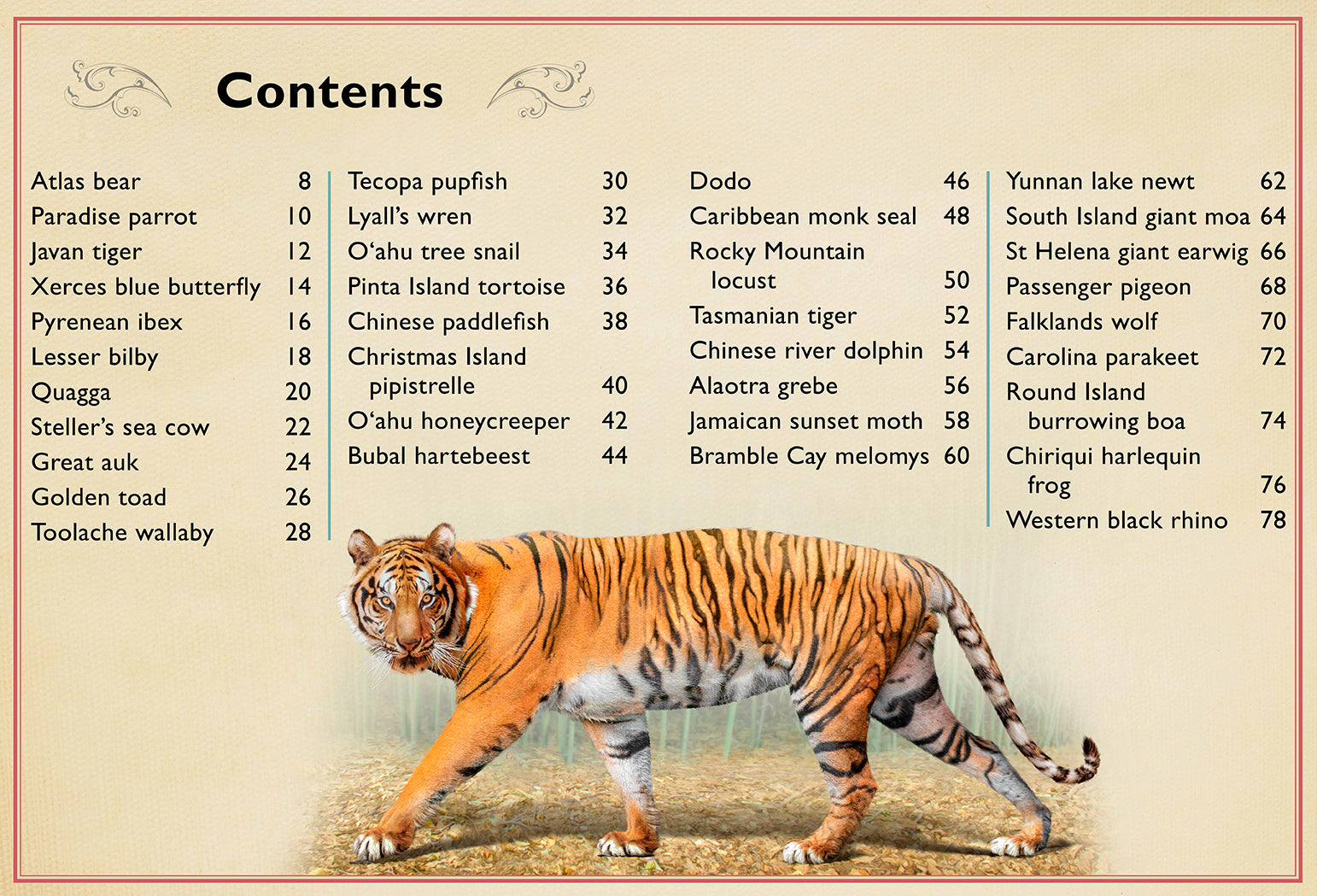 The Magnificent Book of Extinct Animals - Illustrated Encyclopedia of Prehistoric Creatures for Kids & Adults | Perfect for Homeschooling, Science Education & Animal Lovers