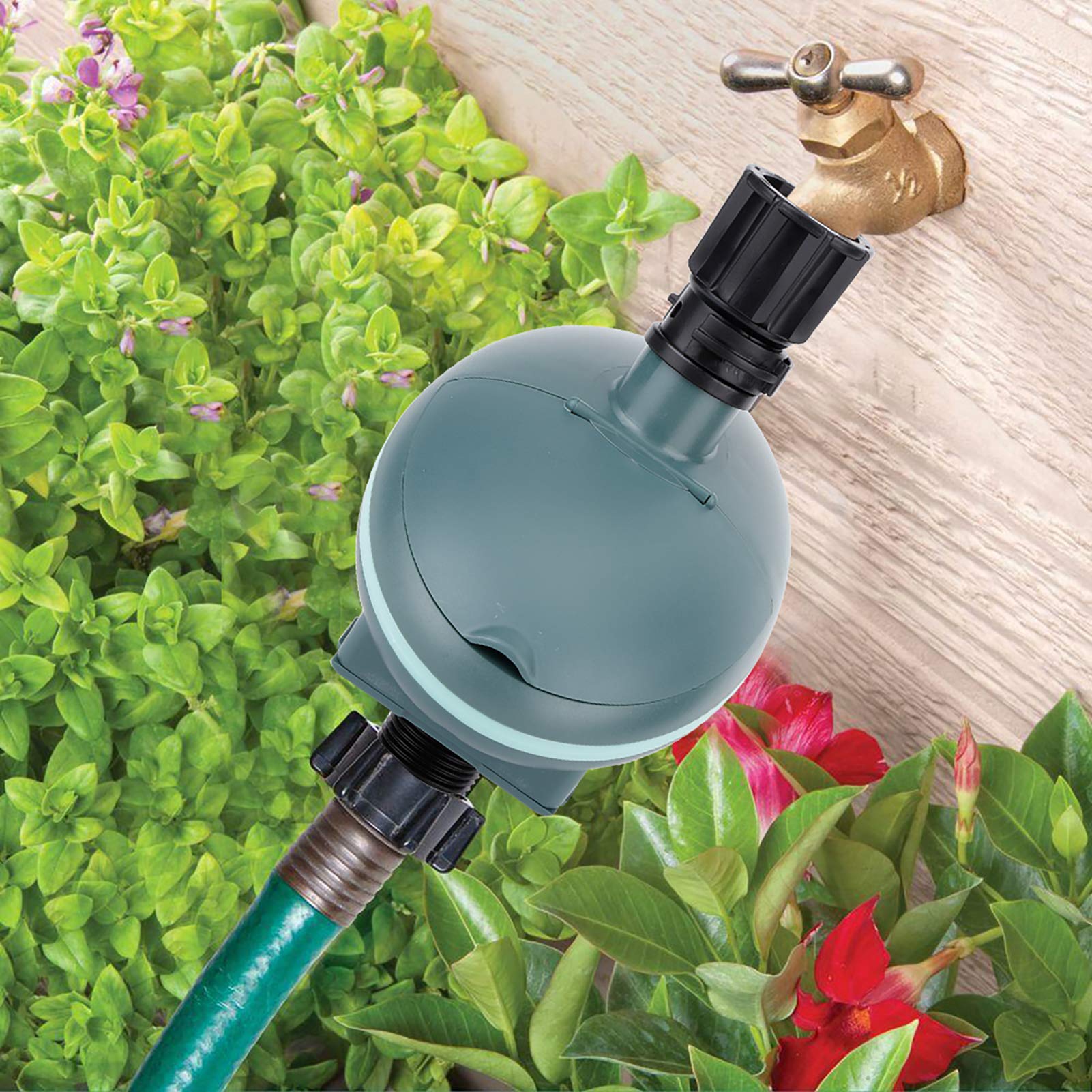 Automatic Hose End Irrigation Timer for Drip & Sprinkler Systems - Outdoor Water Timer with Rain Delay & Manual Mode - Perfect for Balconies, Patios, Gardens & Lawns - Smart Watering Solution for Home & Yard Maintenance