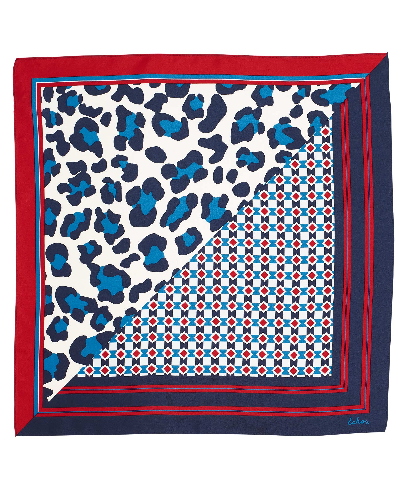 Leopard Print Silk Square Scarf - Elegant Fashion Accessory for Women, Perfect for Parties, Weddings & Daily Wear