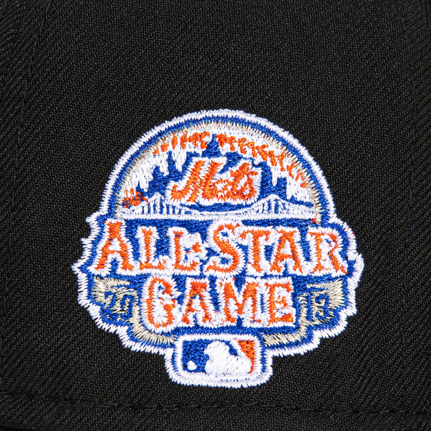 New Era 59Fifty New York Mets 2013 All Star Game Patch Snapback Hat - Black | Official MLB Baseball Cap for Men & Women | Perfect for Games, Fan Gear & Streetwear Fashion