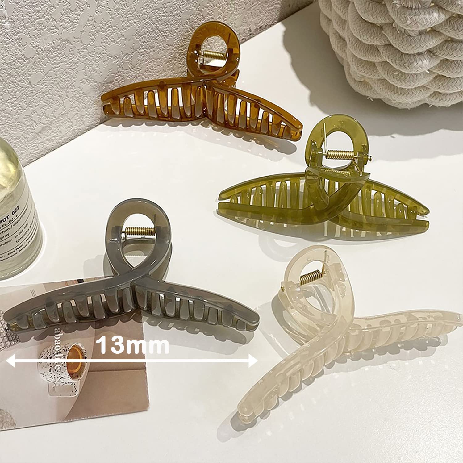 4Pcs Large Butterfly Hair Clips for Women & Girls - 5