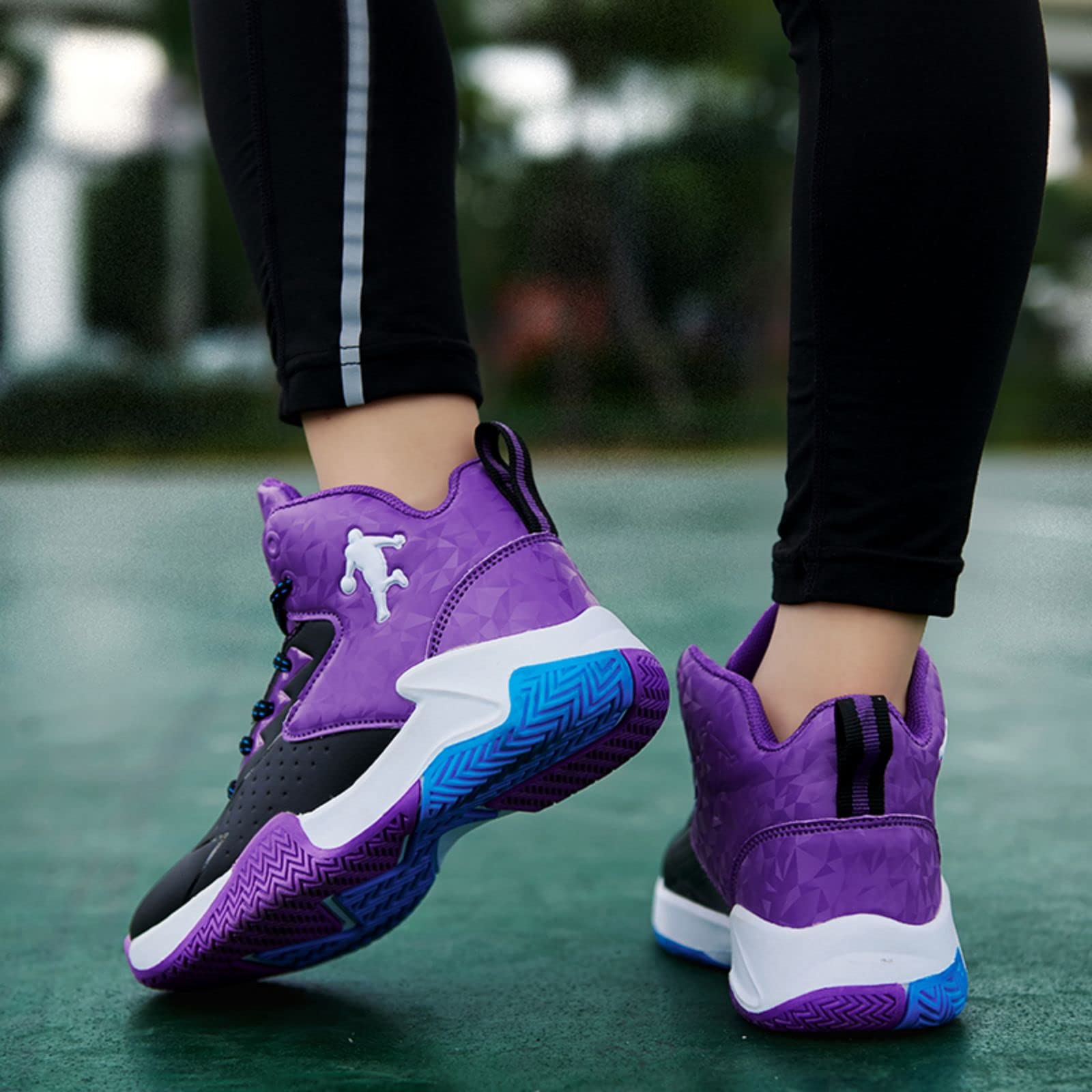 Non-Slip Basketball Shoes for Men & Women - High Traction Performance Sneakers for Indoor & Outdoor Courts - Ideal for Training, Games, and Casual Wear