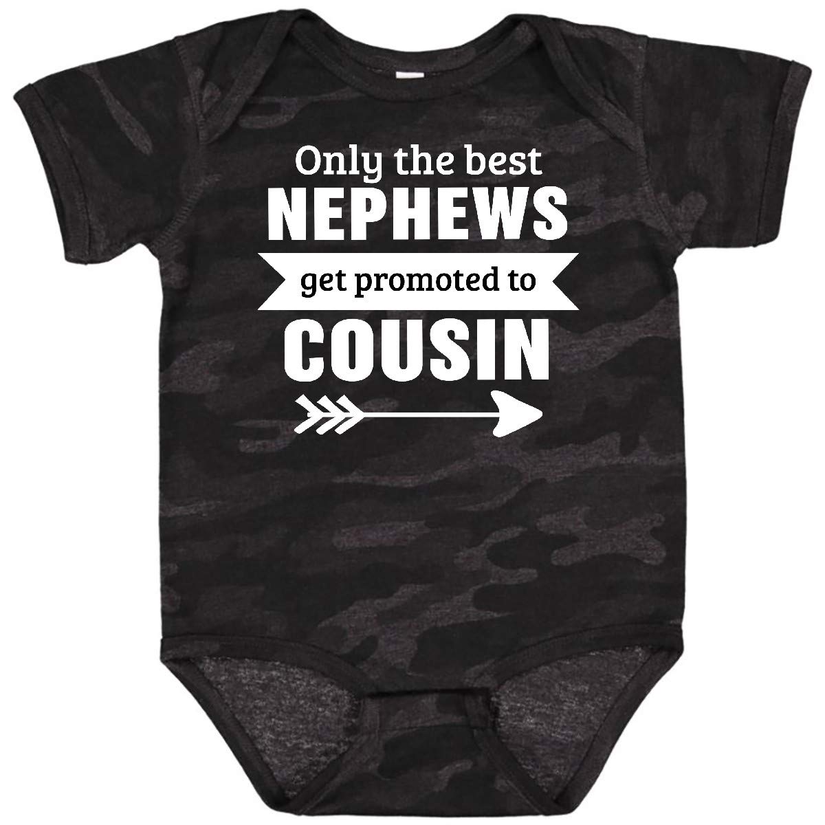 Inktastic Only The Best Nephews Get Promoted to Cousin Baby Bodysuit - Funny Family Gift for Newborns & Baby Showers