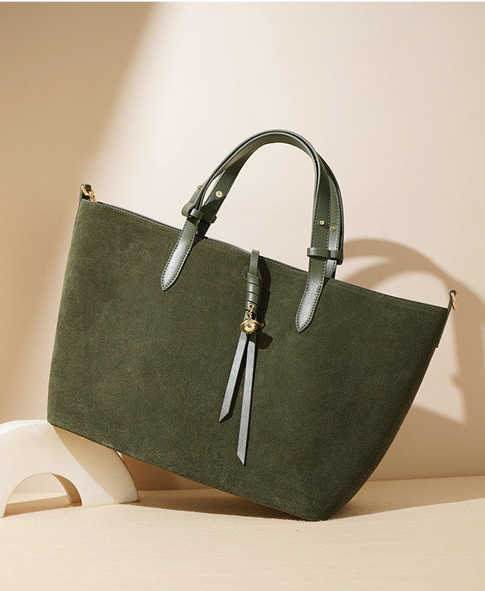 Stylish Women's Leather Tote Bag - Premium Genuine Leather Handbag for Work, Travel & Everyday Use | Spacious Designer Shoulder Bag for Office, Shopping & Commuting