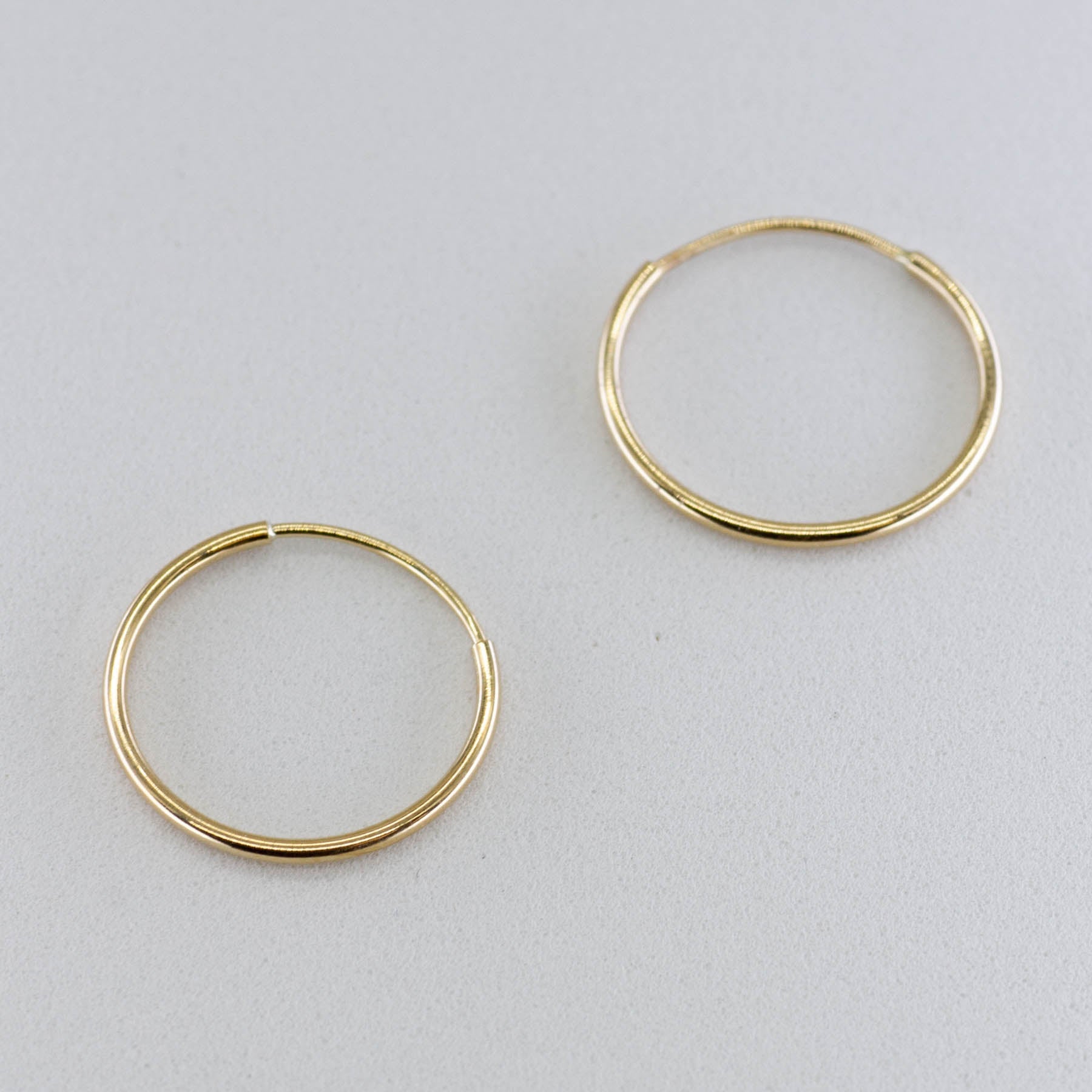 15mm Sleeper Hoop Earrings for Women - 100 Ways to Style | Minimalist Gold & Silver Hoops for Everyday Wear, Gifts, and Layering