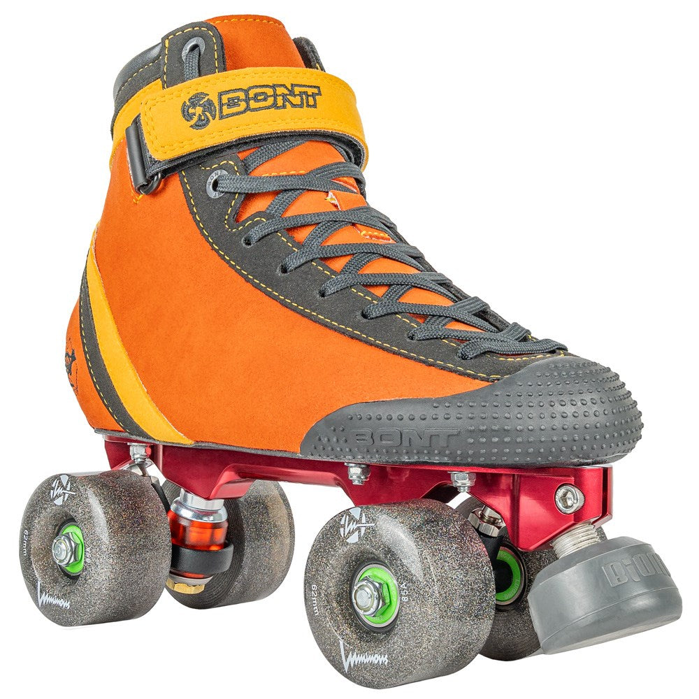 Bont Parkstar MyBont Falcon Custom Roller Skates Package - Premium Quad Skates for Indoor & Outdoor Skating, Rink, Park, and Street Use