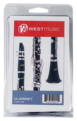 West Music Clarinet Care Kit - Premium Maintenance Essentials for Clarinet Players | Complete Cleaning & Protection Tools for Woodwind Instruments | Perfect for Practice, Performances & Travel