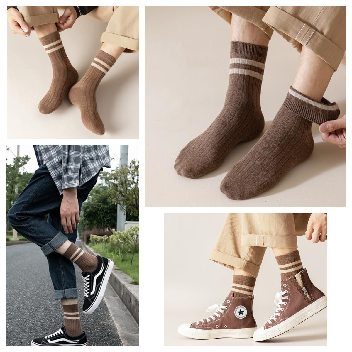 Men's Athletic Cotton Socks 5-Pack - Breathable Ankle Socks for Running, Gym & Casual Wear - Comfortable Workout Socks for Sports & Everyday Use