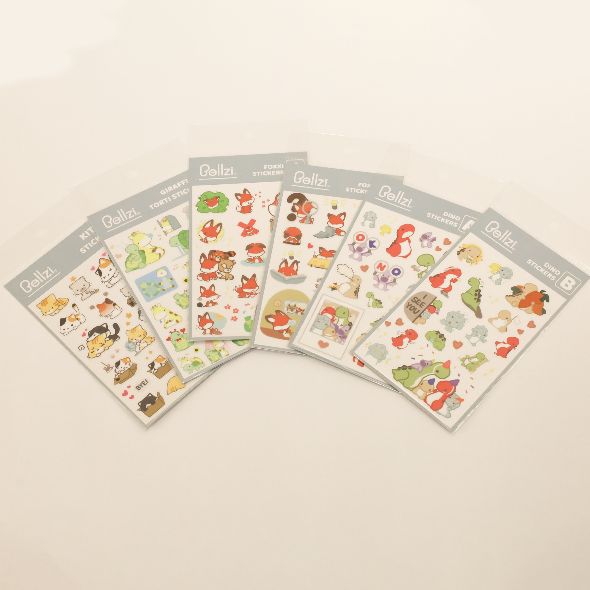 Dinosaur Stickers for Kids - 50 Unique Dino Sticker Sheets for Scrapbooking, Water Bottles, Laptops & School Supplies | Fun Dino Party Favors & Classroom Rewards