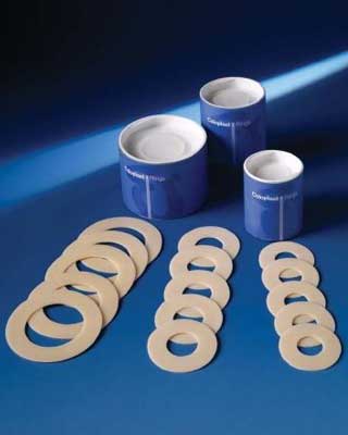 Coloplast Skin Barrier Rings - 30 Count Box, 30mm (1 1/8 Inch) for Ostomy Care & Leak Protection - Ideal for Daily Use and Active Lifestyles