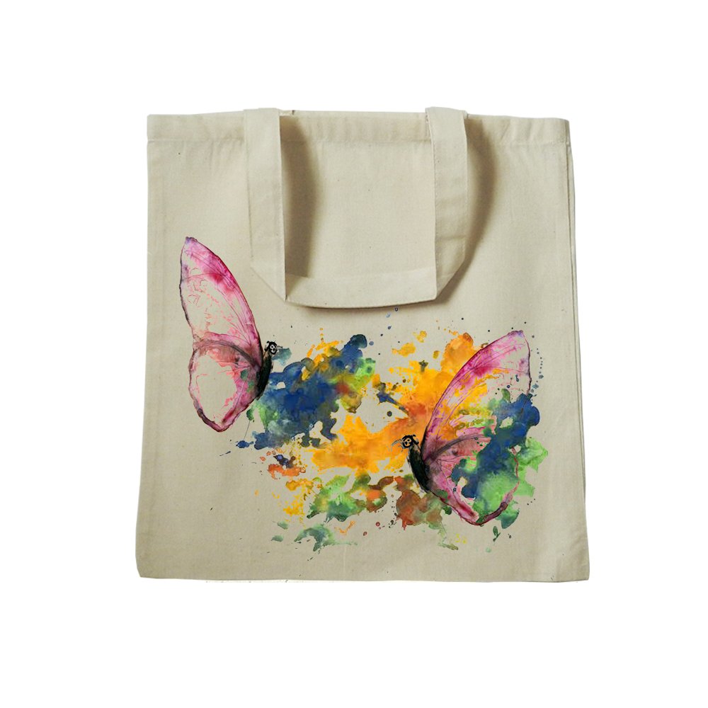 100 Pack Eco-Friendly Natural Cotton Canvas Tote Bags 15