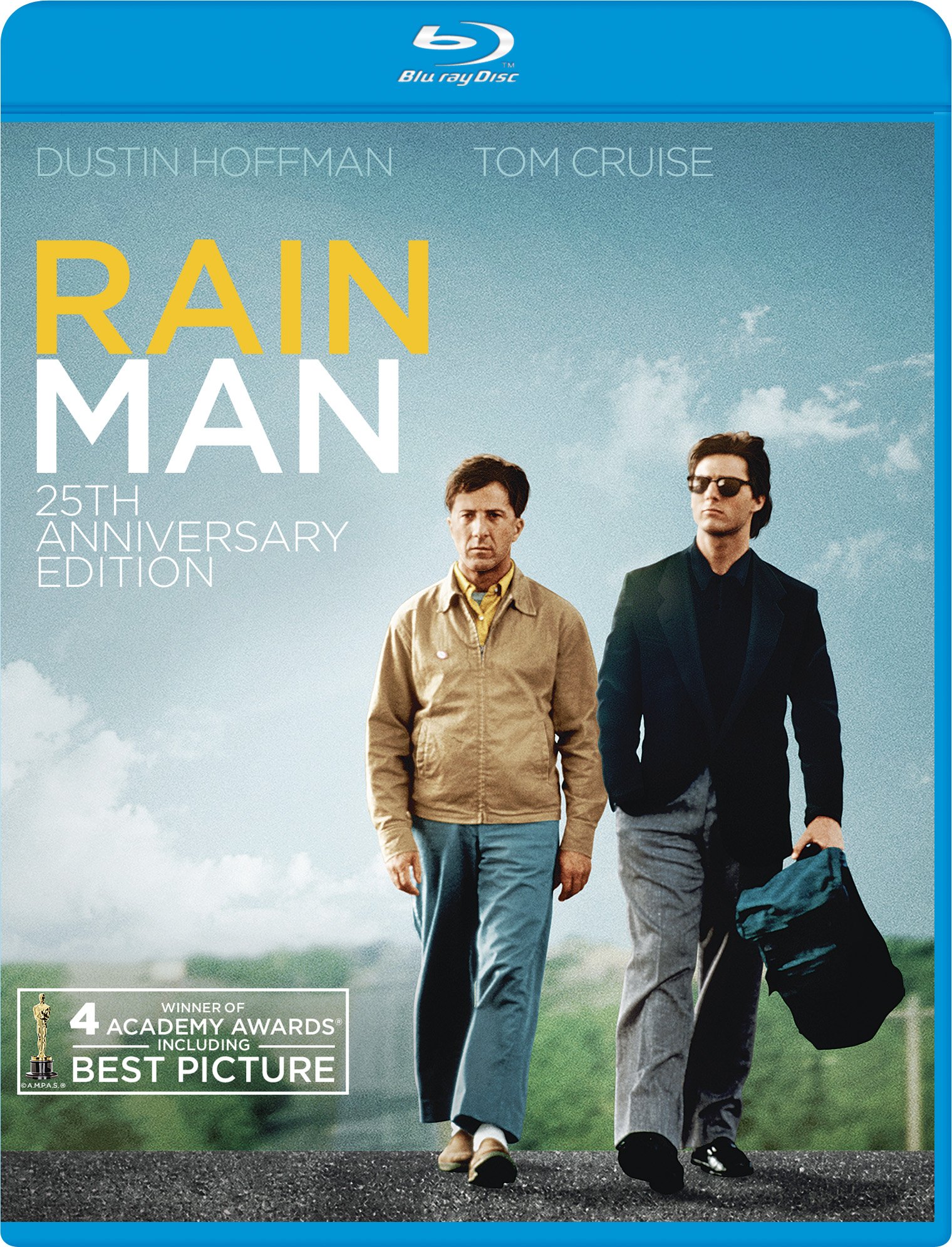 Rain Man Remastered Edition Blu-ray | Tom Cruise & Dustin Hoffman | Classic Drama Movie | Perfect for Movie Nights & Collector's Gifts