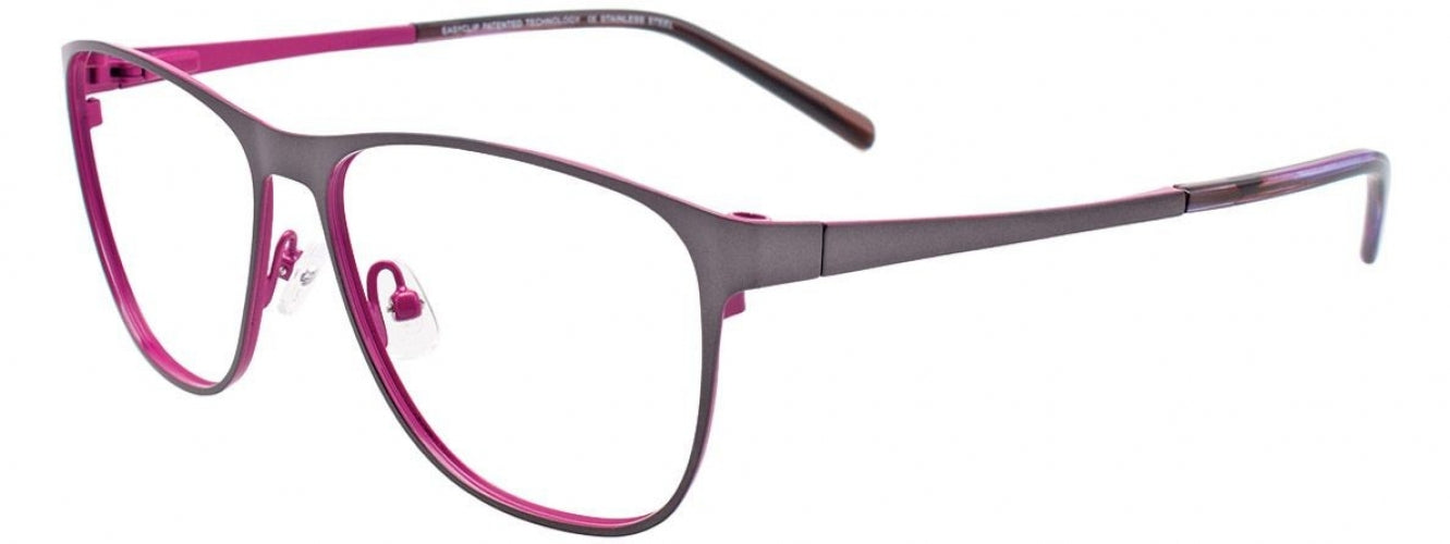 20 - Satin Dark Grey & Fuchsia