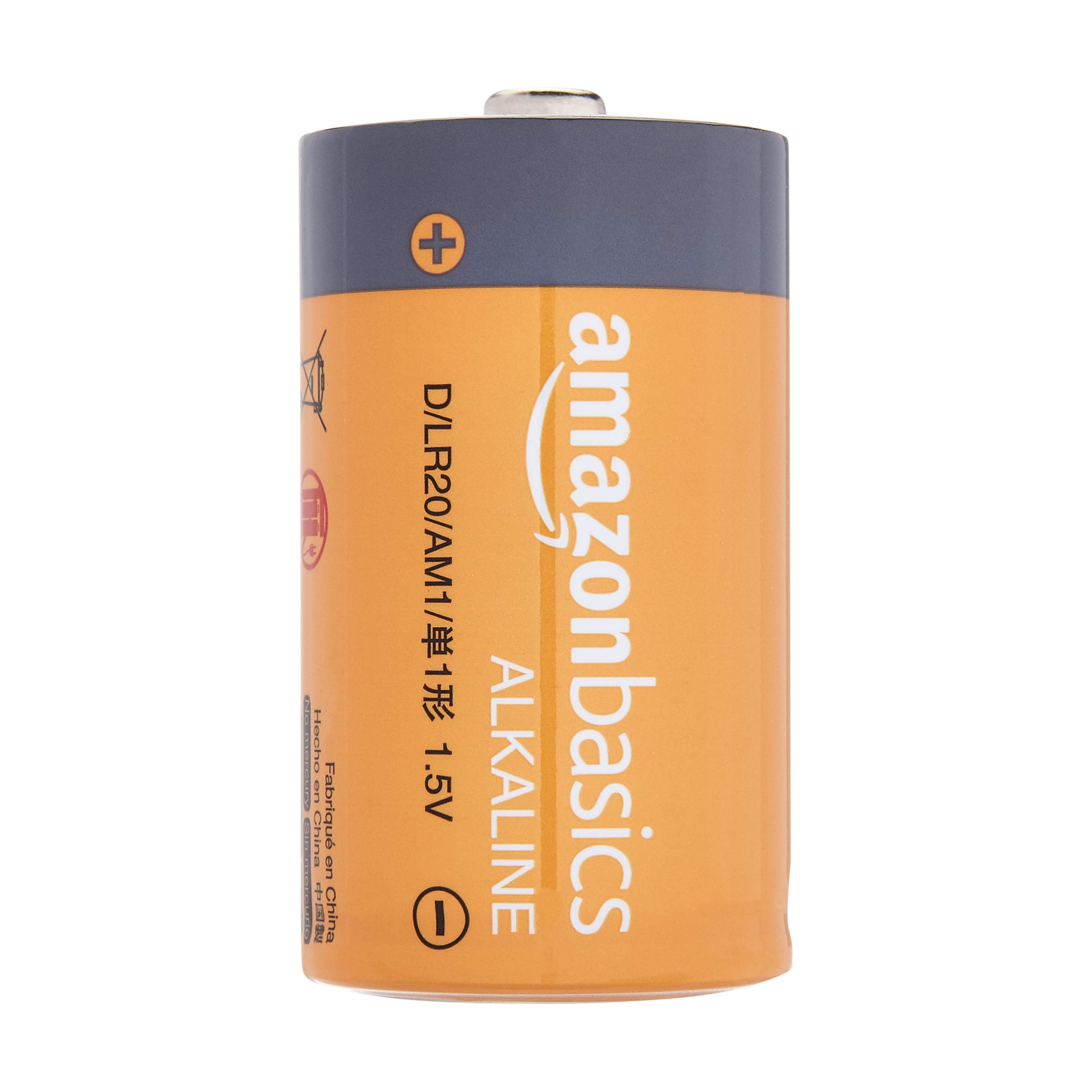 Amazon Basics 20-Pack AA High-Performance Alkaline Batteries & 12-Pack D Cell Batteries - 10-Year & 5-Year Shelf Life, Easy Open Value Pack for Toys, Flashlights, Remote Controls & More