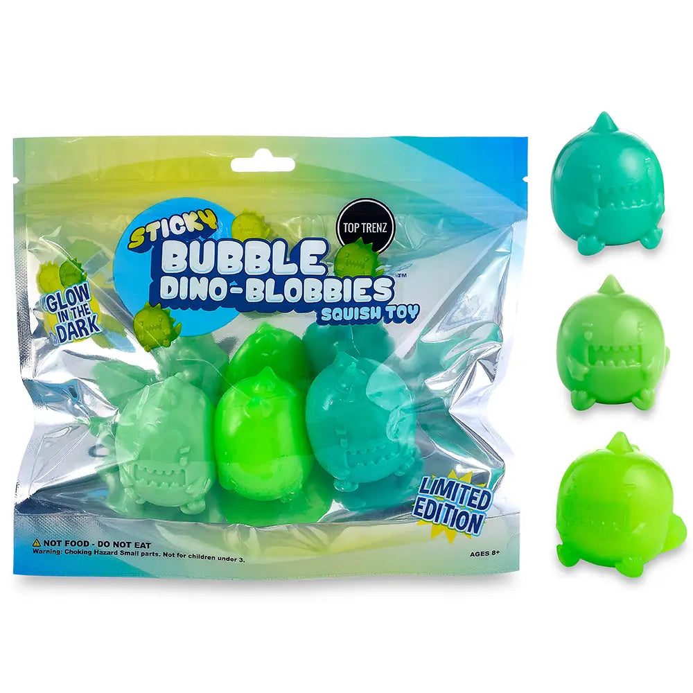Sticky Bubble Dino Blobbies - Fun Sensory Stress Relief Toy for Kids & Adults | Perfect for Anxiety Relief, Office Desk Decor, and Party Favors