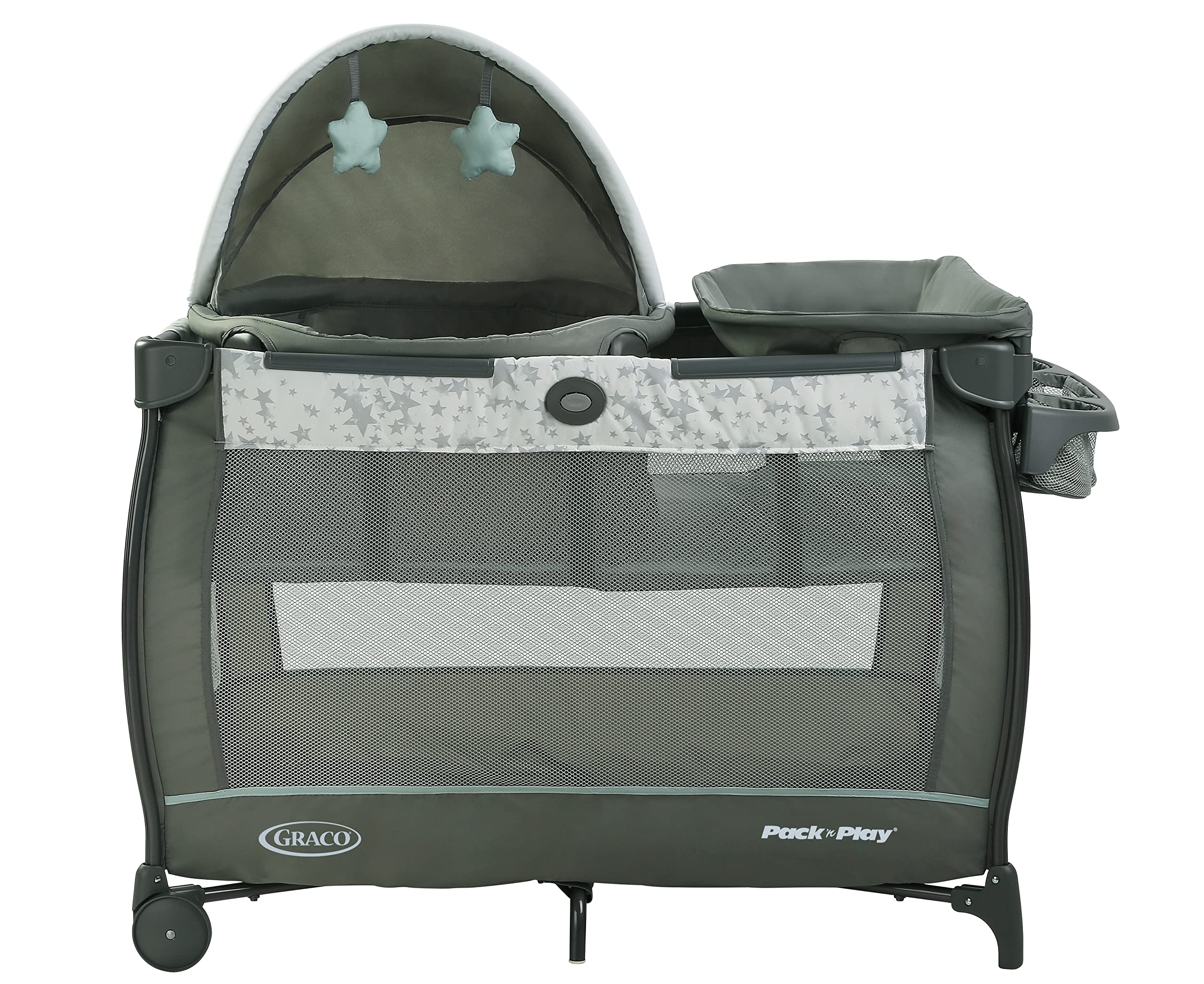Graco Pack 'n Play Travel Dome Playard with Bassinet - Portable Baby Playpen & Travel Crib for Newborns & Infants | Perfect for Home, Travel & Daycare Use