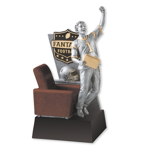 Custom Fantasy Football Champion Trophy - Personalized with 3 Lines of Engraving | Perfect for Fantasy League Winners, Sports Awards & Office Competitions