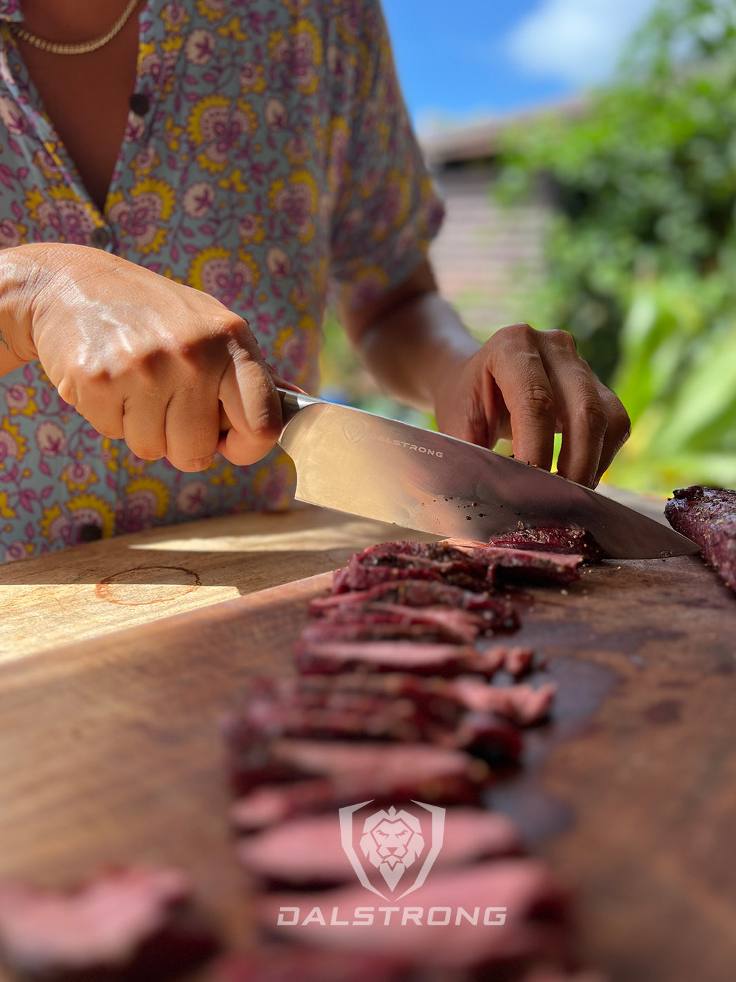 Premium 3-Piece Knife Set - Chef, Santoku & Paring Knives | High-Performance Kitchen Cutlery | Eco-Friendly & Sustainable Materials | Dalstrong Gaia Series | Perfect for Home Chefs & Professional Cooking