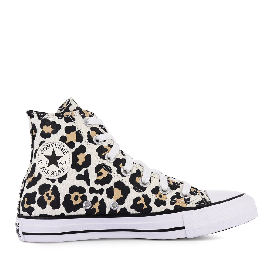 Converse All Star Hi Seasonal 25 Sneakers - Black/Coastal Dune/Egret Colorway | Classic High-Top Canvas Shoes for Men & Women | Perfect for Casual Wear, Street Style & Skateboarding