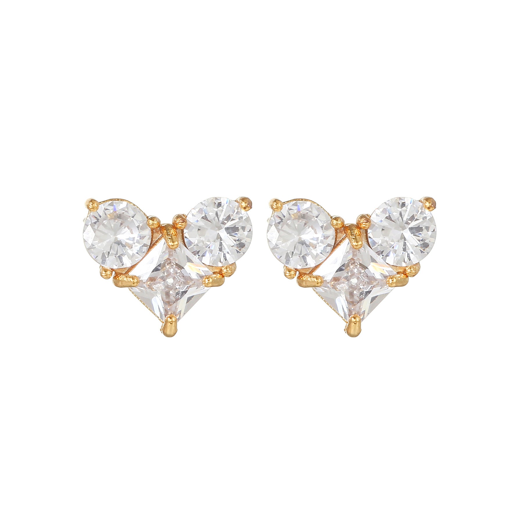 20G Pink Sweet Heart Forward Helix Conch Earrings for Women | Cartilage Hoop Earrings | EGD0433 | Perfect for Daily Wear, Parties & Gifts