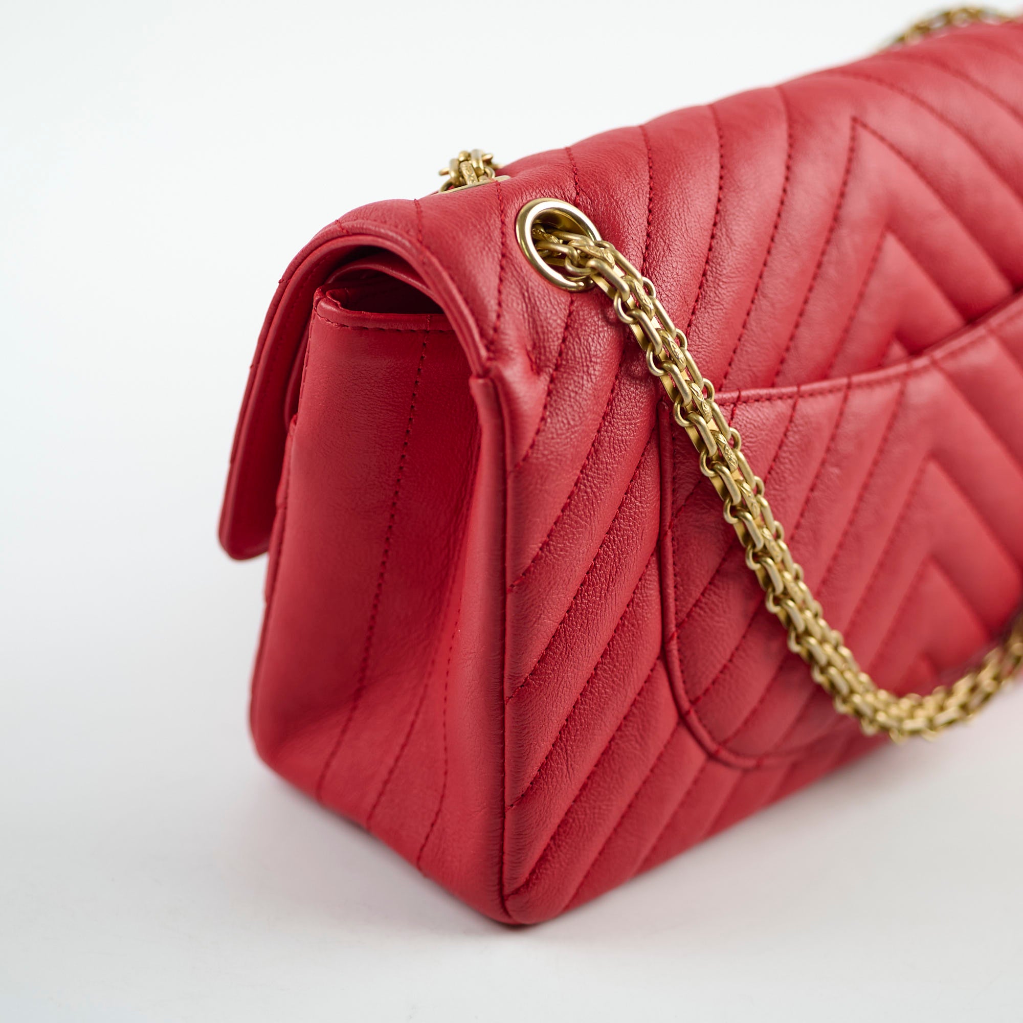 Chanel Reissue 226 Flap Bag in Red Calfskin Leather - Classic 27 Series Handbag for Women | Perfect for Date Night, Office & Special Occasions