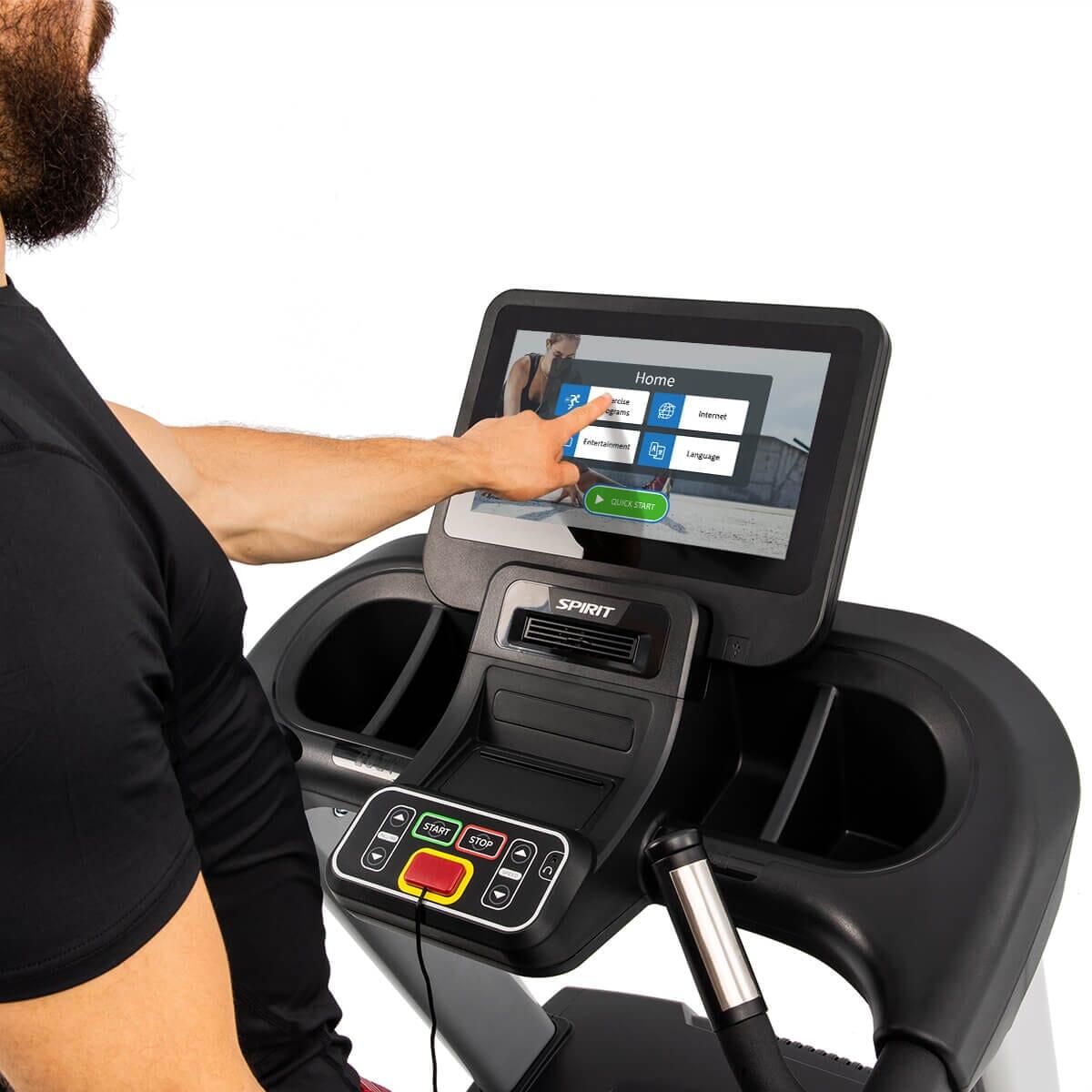 Spirit Fitness CT800ENT Treadmill - Premium Home Exercise Equipment for Running & Walking - Perfect for Home Gym, Cardio Workouts & Weight Loss
