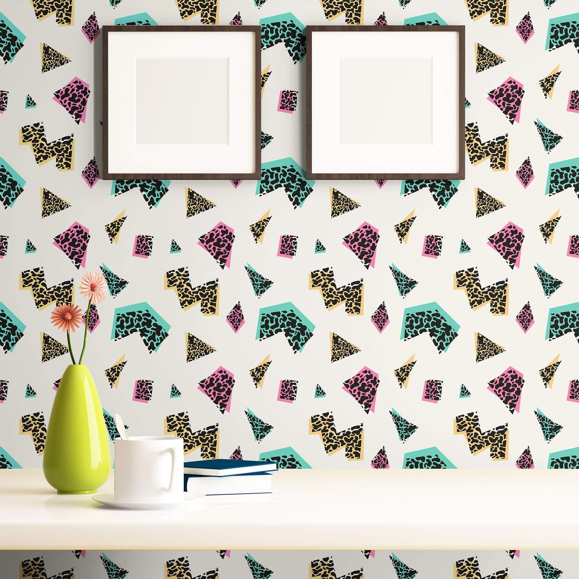 Beige and Tan Animal Print Peel and Stick Removable Wallpaper - Self-Adhesive Decorative Wall Covering for Bedroom, Living Room, and Home Office Decor