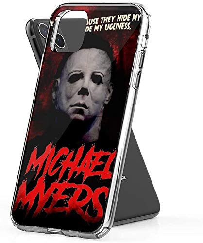 Michael Myers Halloween Phone Case for iPhone 12 Pro Max - Anti-Scratch Protective Cover with Classic Horror Movie Design | Perfect for Halloween Parties & Horror Film Fans