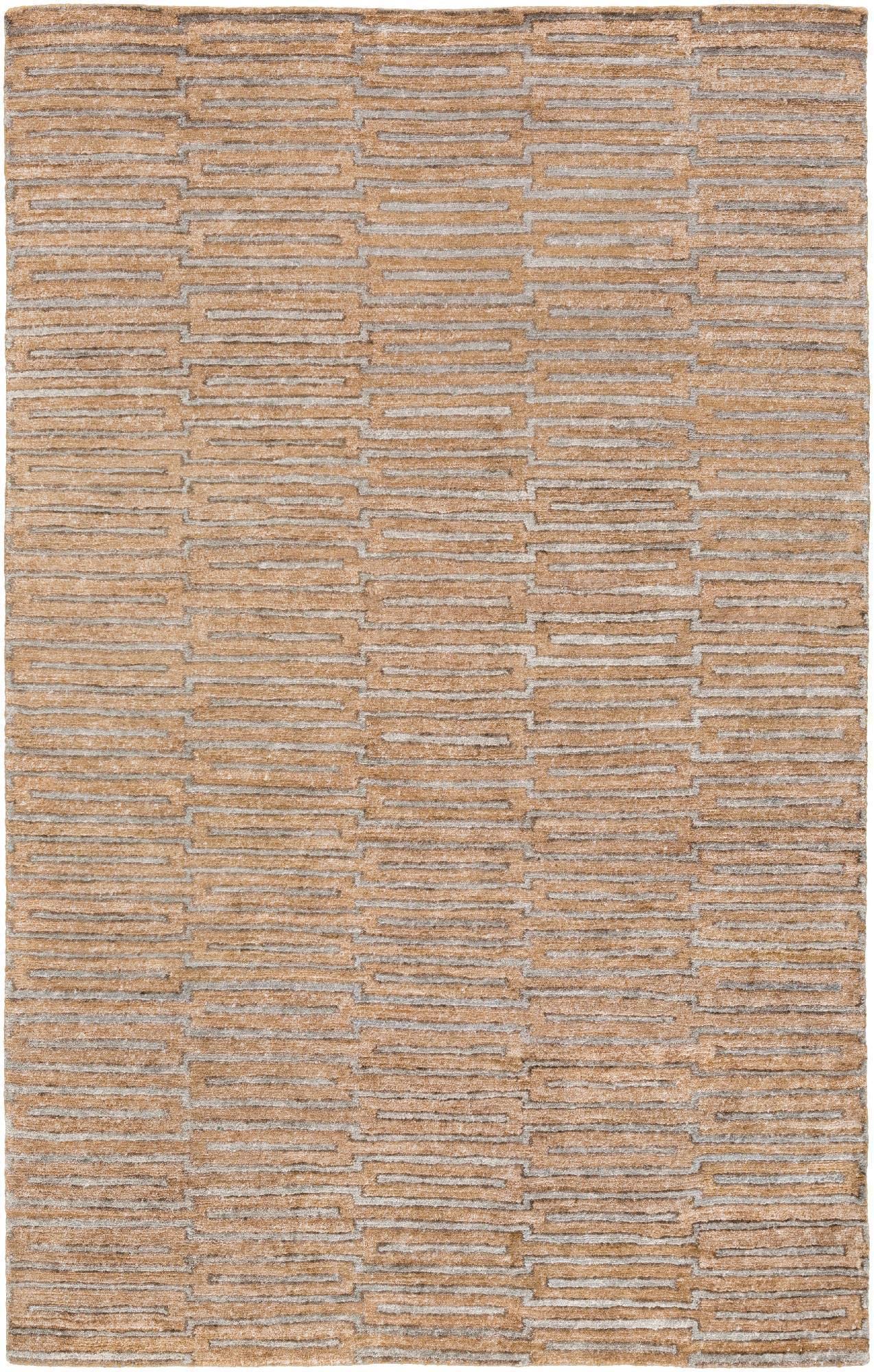 Mark&Day Modern Brown Area Rug 2x3 - Soft Grey Brown Carpet for Living Room, Bedroom, Kitchen - Non-Slip & Easy to Clean - Perfect for Home Decor, Office, and Dorm Rooms (2' x 3')