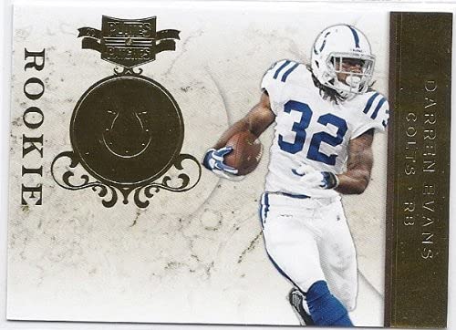 2011 Panini Plates and Patches Gold #124 Darren Evans /50 - Rare Football Trading Card for Collectors & Sports Memorabilia Enthusiasts - Perfect for Display, Investment & Fantasy Sports