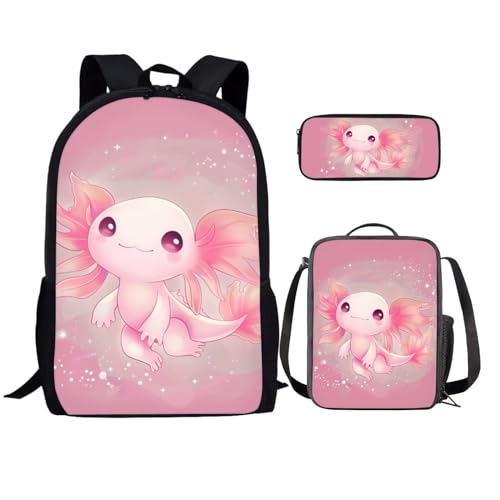 Pink Kawaii Axolotl