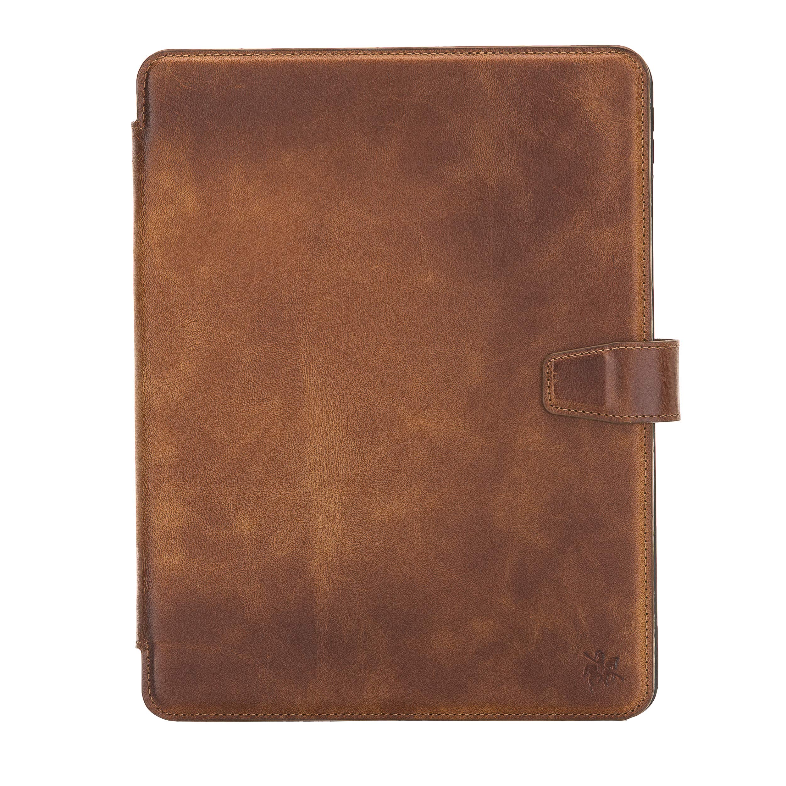 Venito Parma Genuine Leather iPad Pro 11 Case (2020 & 2021 Models) - Handmade Folio Stand Cover with Card Slots | Perfect for Work, Travel & Home Office Use (Antique Brown)