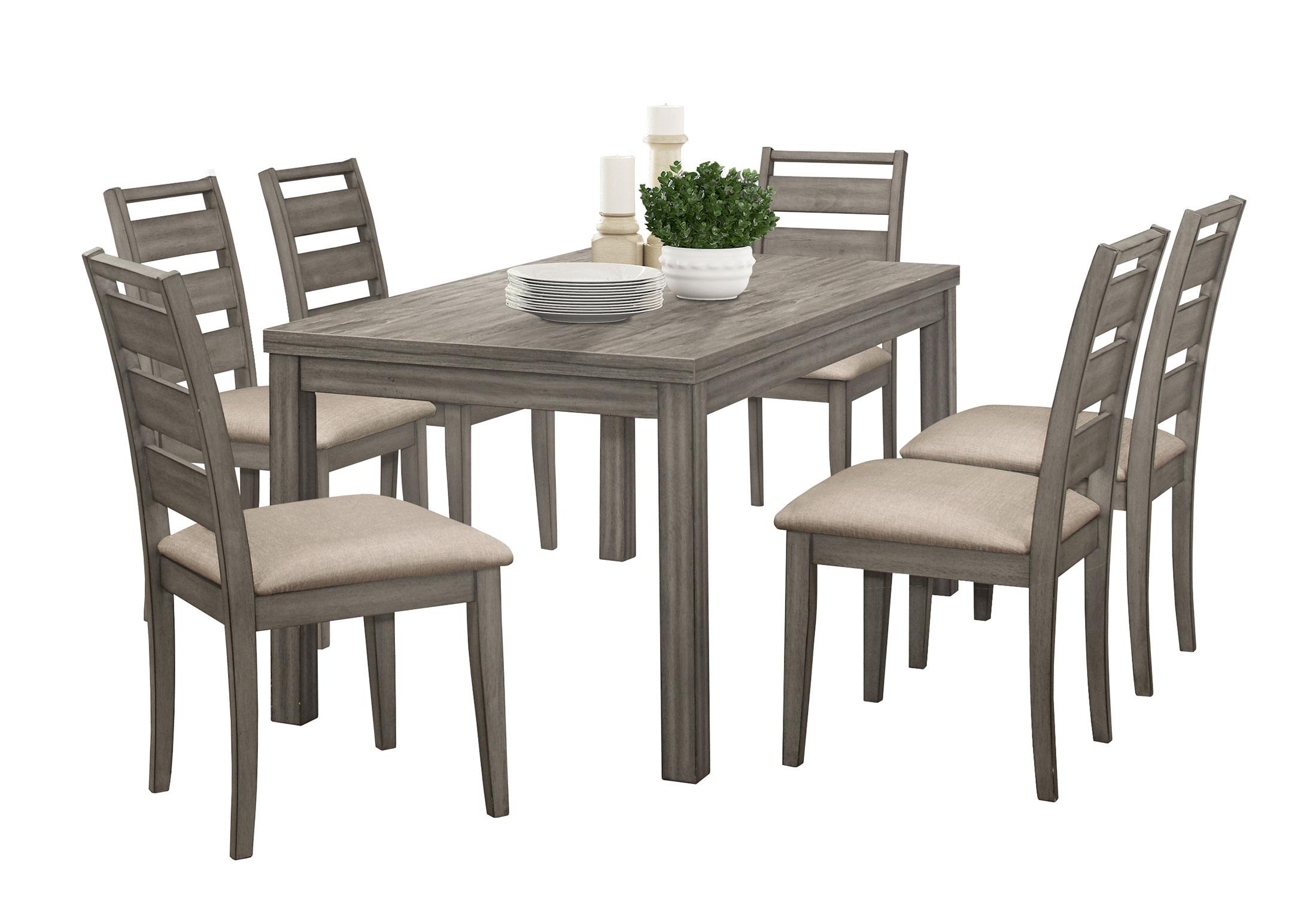 Bainbridge Dining Chair - Weathered Grey Finish - Modern Farmhouse Style Dining Room Chair for Kitchen, Dining Table, and Home Decor