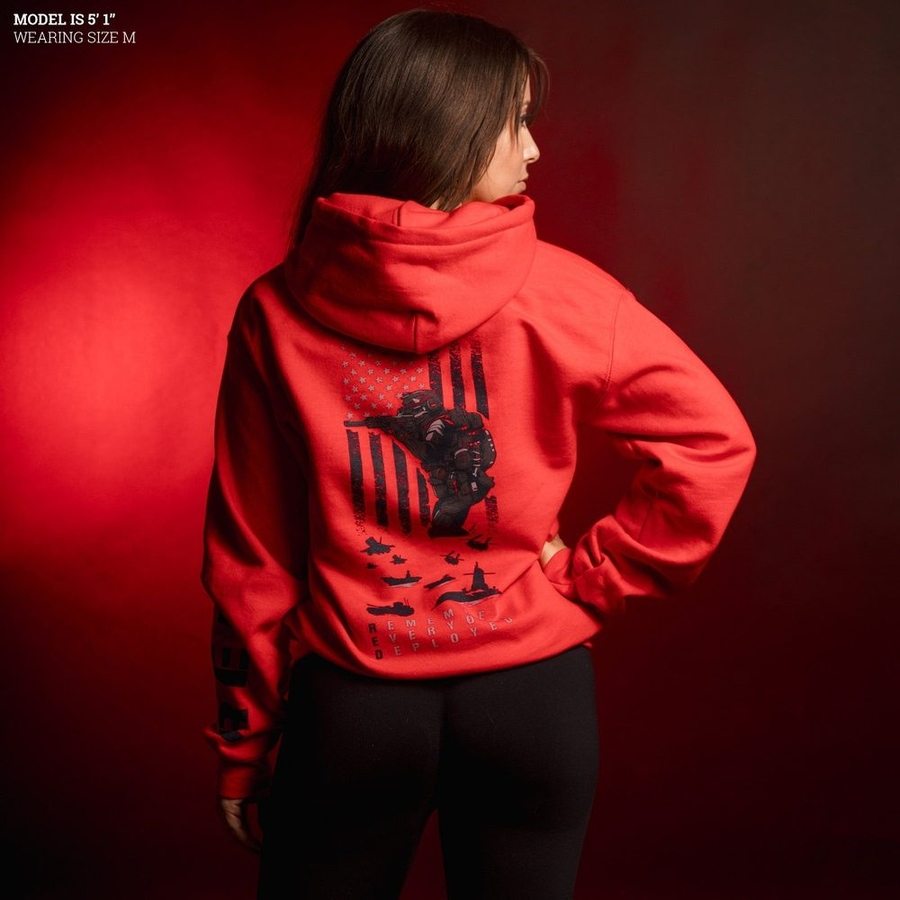 RED Friday Hoodie - Soft & Comfortable Pullover Sweatshirt for Men & Women - Perfect for Casual Wear, Sports, and Weekend Outings