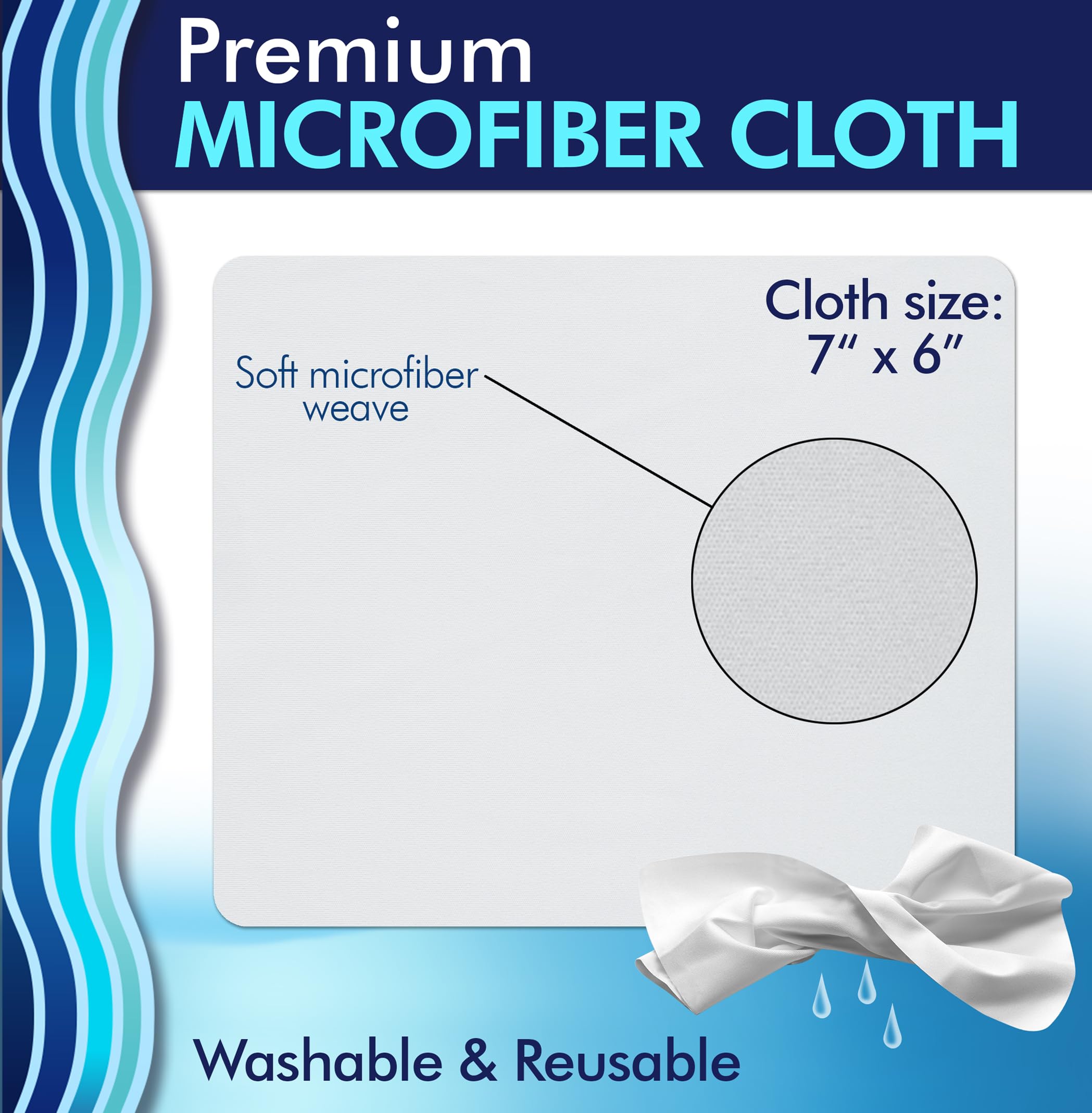 Portable Lens Cleaner Kit - Travel Size with Premium Cleaning Solution, Refillable Spray & Microfiber Cloth | Safe for Glasses, Camera Lenses & Screens | Compact & On-The-Go for Travel, Office & Outdoor Use
