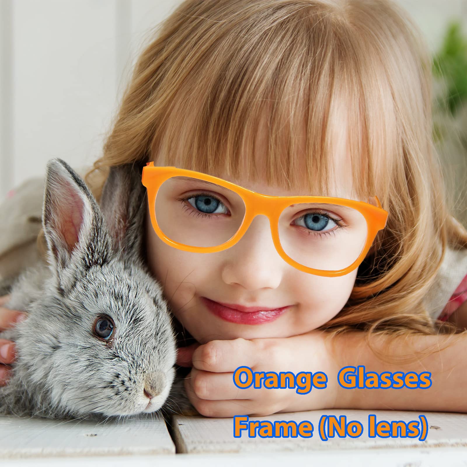 12 Pack Neon Frame Costume Glasses (No Lens) - Halloween Party Favors, Birthday Decorations & Cosplay Accessories for Adults & Kids - Perfect for Themed Parties, Dress-Up & Photo Props