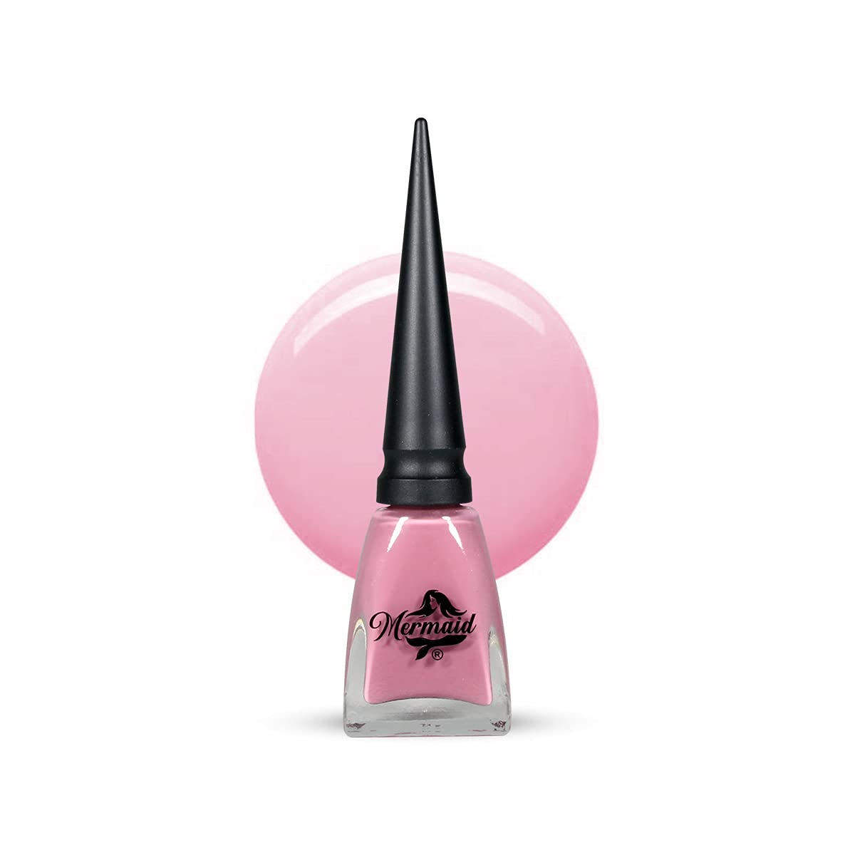 Vibrant Glossy Mermaid Cayenne Nail Polish - Long Lasting & Precise Brush (Pink) - Perfect for Manicures, Pedicures & Nail Art Designs