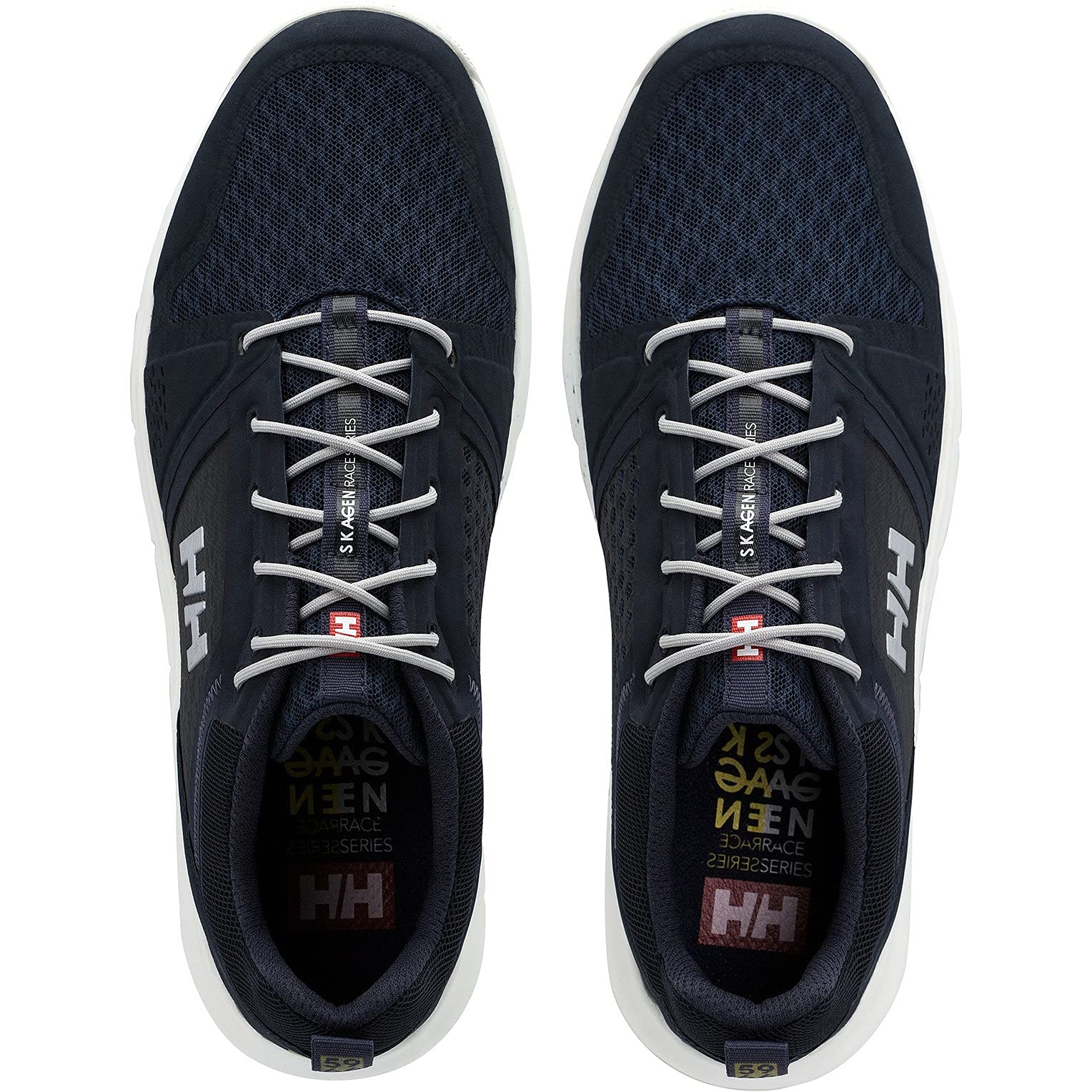 Helly Hansen Skagen F-1 Men's Sailing Shoes - Breathable Open-Mesh Design, Cushioned EVA Insoles, Non-Slip Multi-Zone Grip Outsole - Perfect for Sailing, Boating & Water Sports Activities