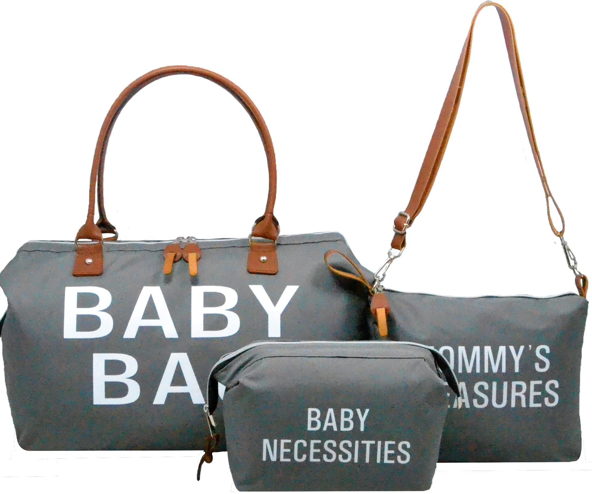 3-in-1 Baby Diaper Bag Set - Large Capacity Maternity Backpack for Working Moms, Hospital Delivery & Travel Essentials | Perfect for Newborn Care, Nursing & On-the-Go Parenting