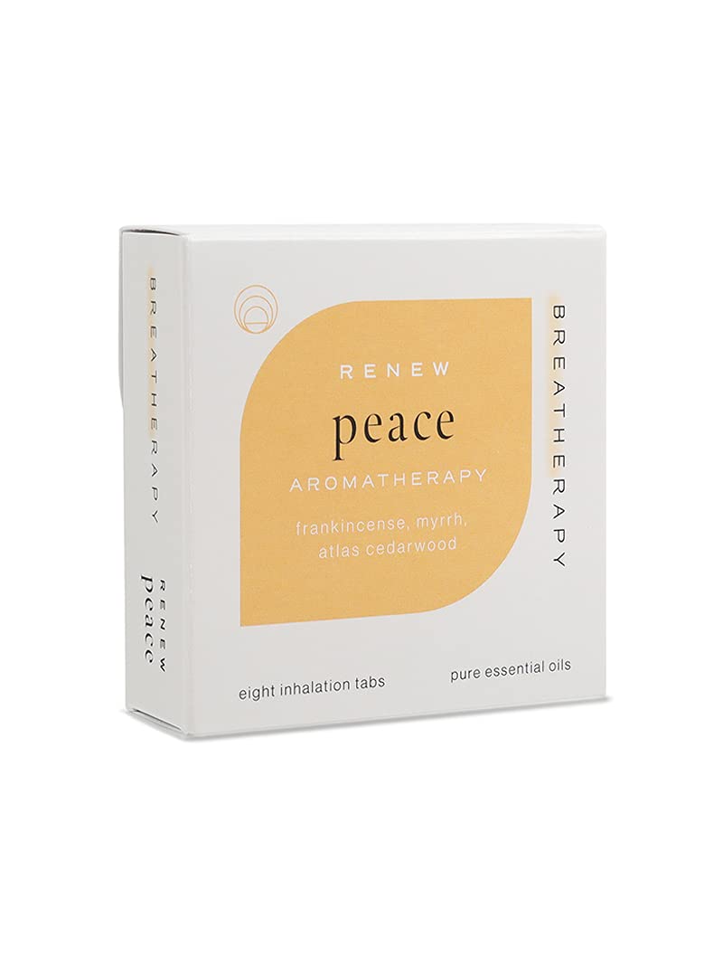 Aromatherapy Peace Patches - 100% Pure Frankincense Essential Oil Relaxation Patches for Stress Relief & Mindfulness - 8 Pack - Perfect for Travel, Yoga & Meditation