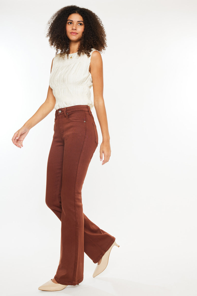 Betsy High Rise Bootcut Jeans for Women - Stretchy Denim Pants, Comfortable & Flattering Fit - Perfect for Casual Wear, Office, and Night Out
